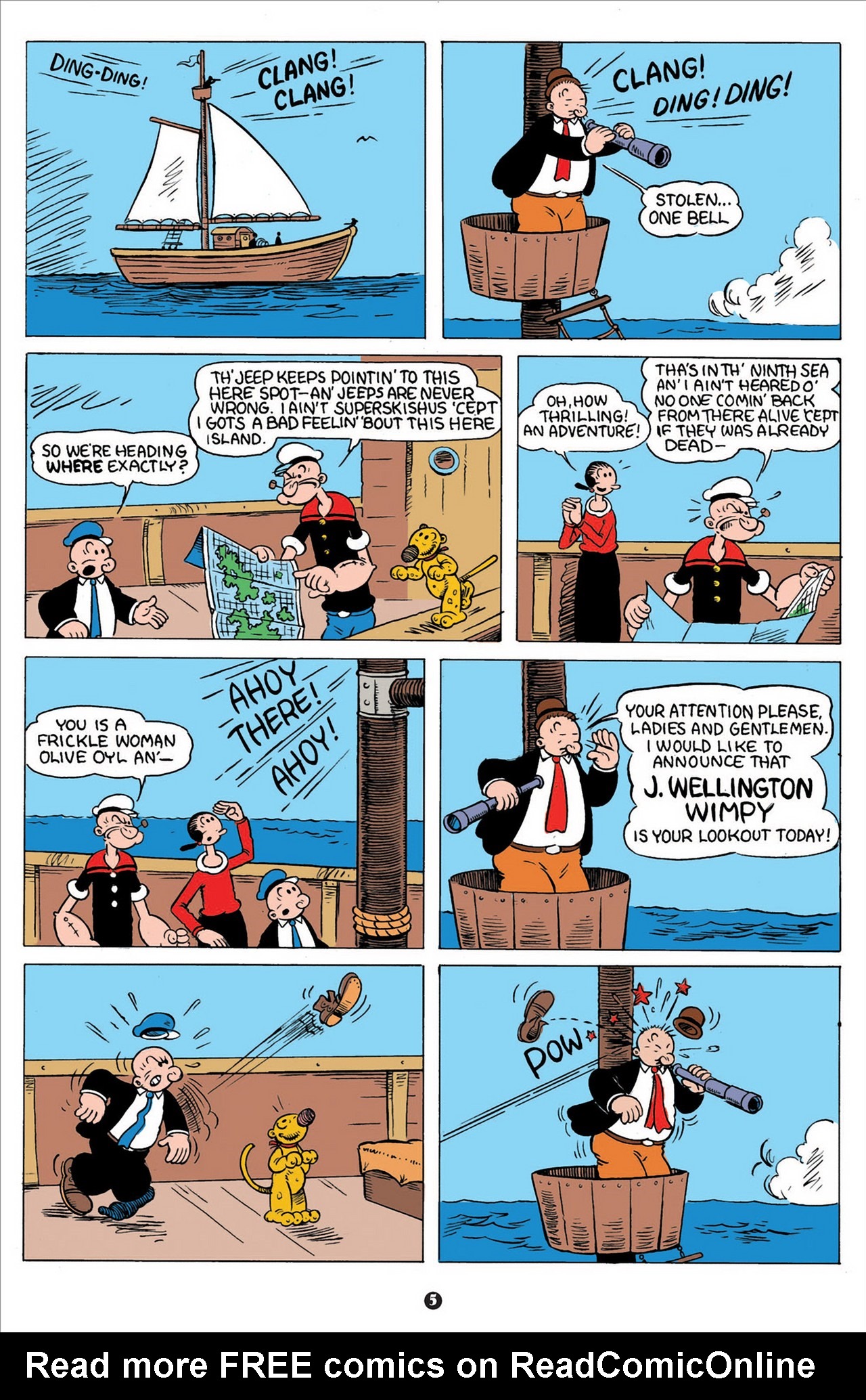 Read online Popeye (2012) comic -  Issue #1 - 7