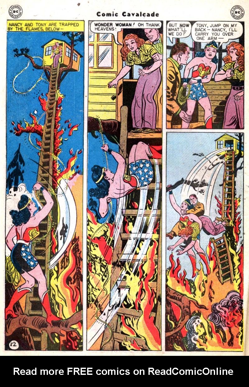 Read online Comic Cavalcade comic -  Issue #15 - 14