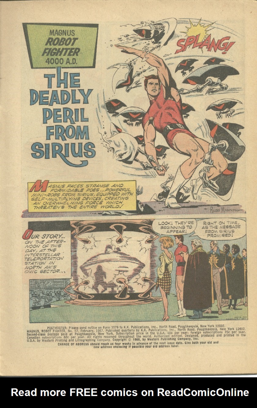 Read online Magnus, Robot Fighter 4000 AD comic -  Issue #17 - 2