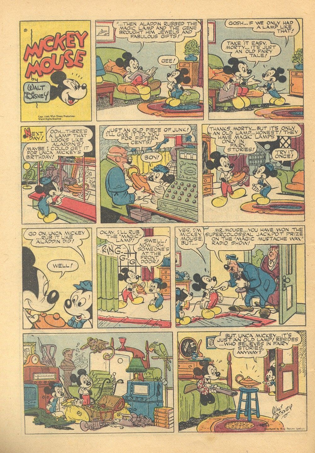 Read online Walt Disney's Comics and Stories comic -  Issue #137 - 26
