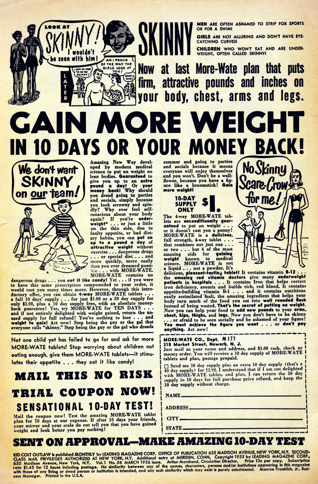 Read online Kid Colt Outlaw comic -  Issue #58 - 2