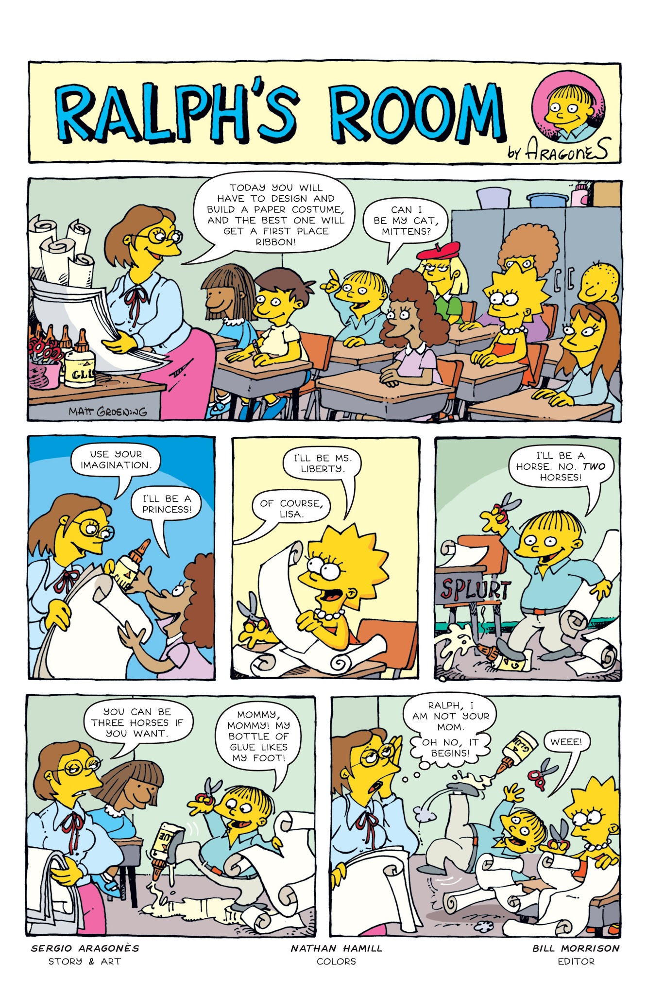 Read online Simpsons One-Shot Wonders: Ralph Wiggum Comics comic -  Issue # Full - 22