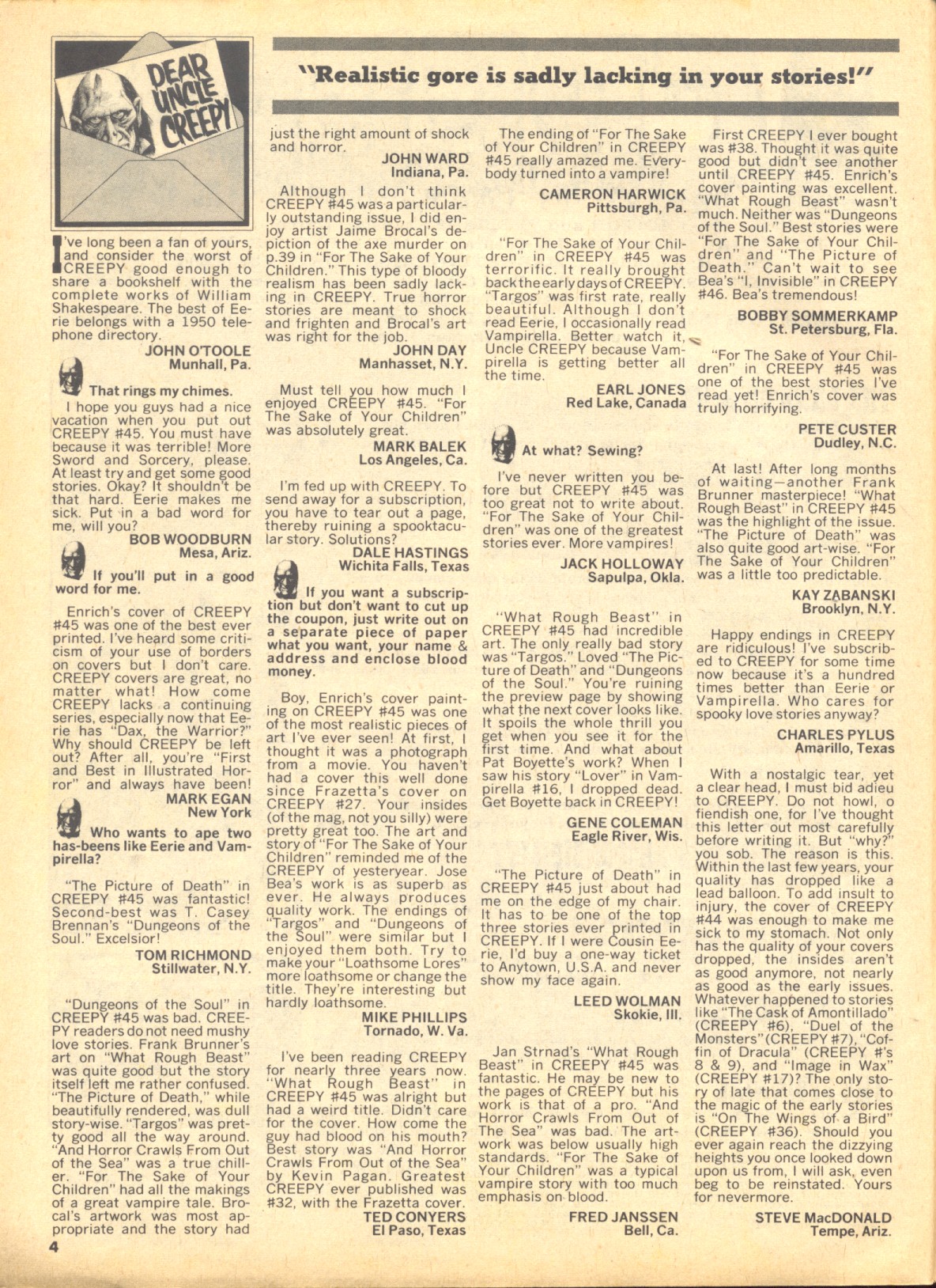 Read online Creepy (1964) comic -  Issue #47 - 4