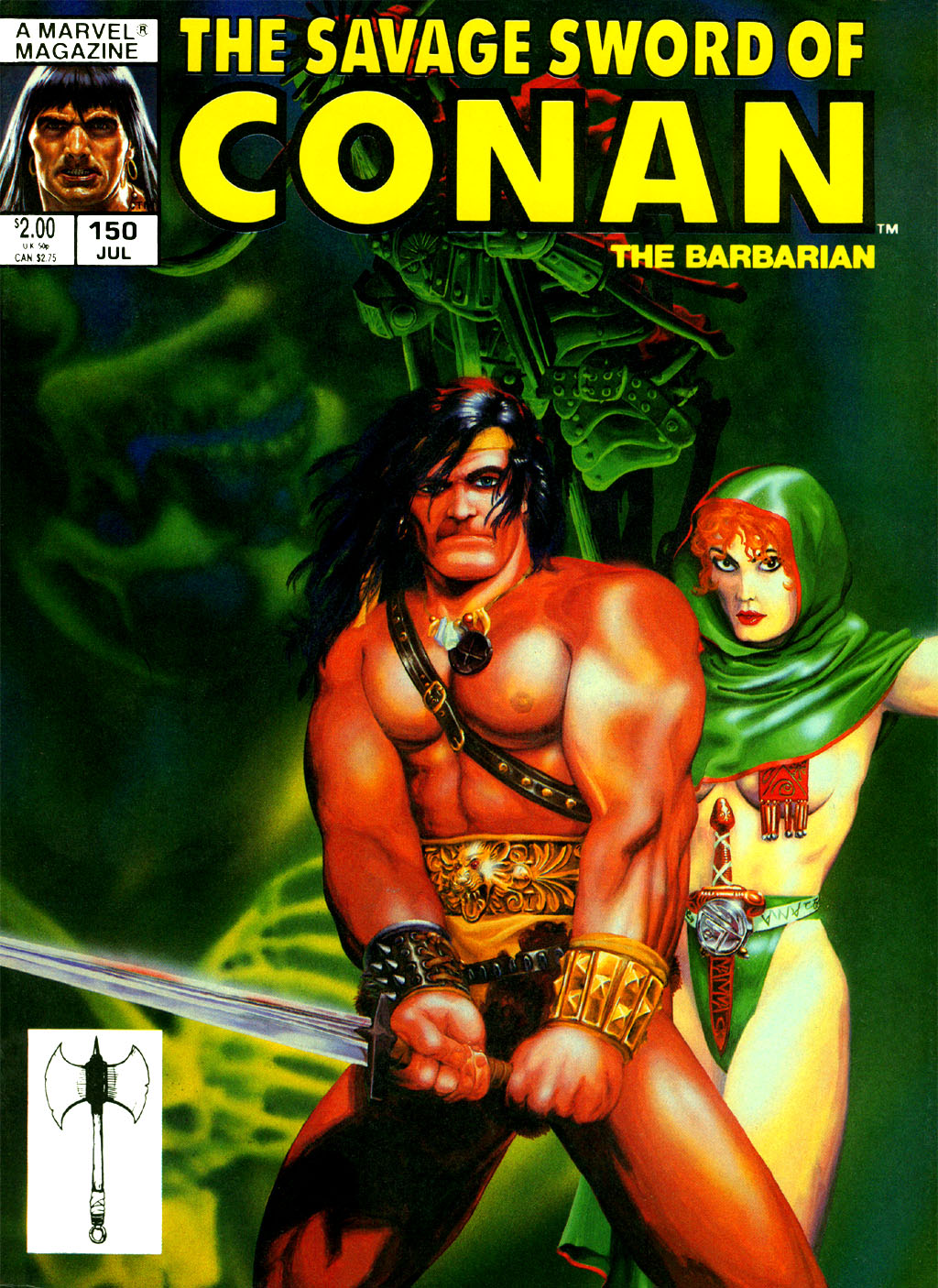 Read online The Savage Sword Of Conan comic -  Issue #150 - 1