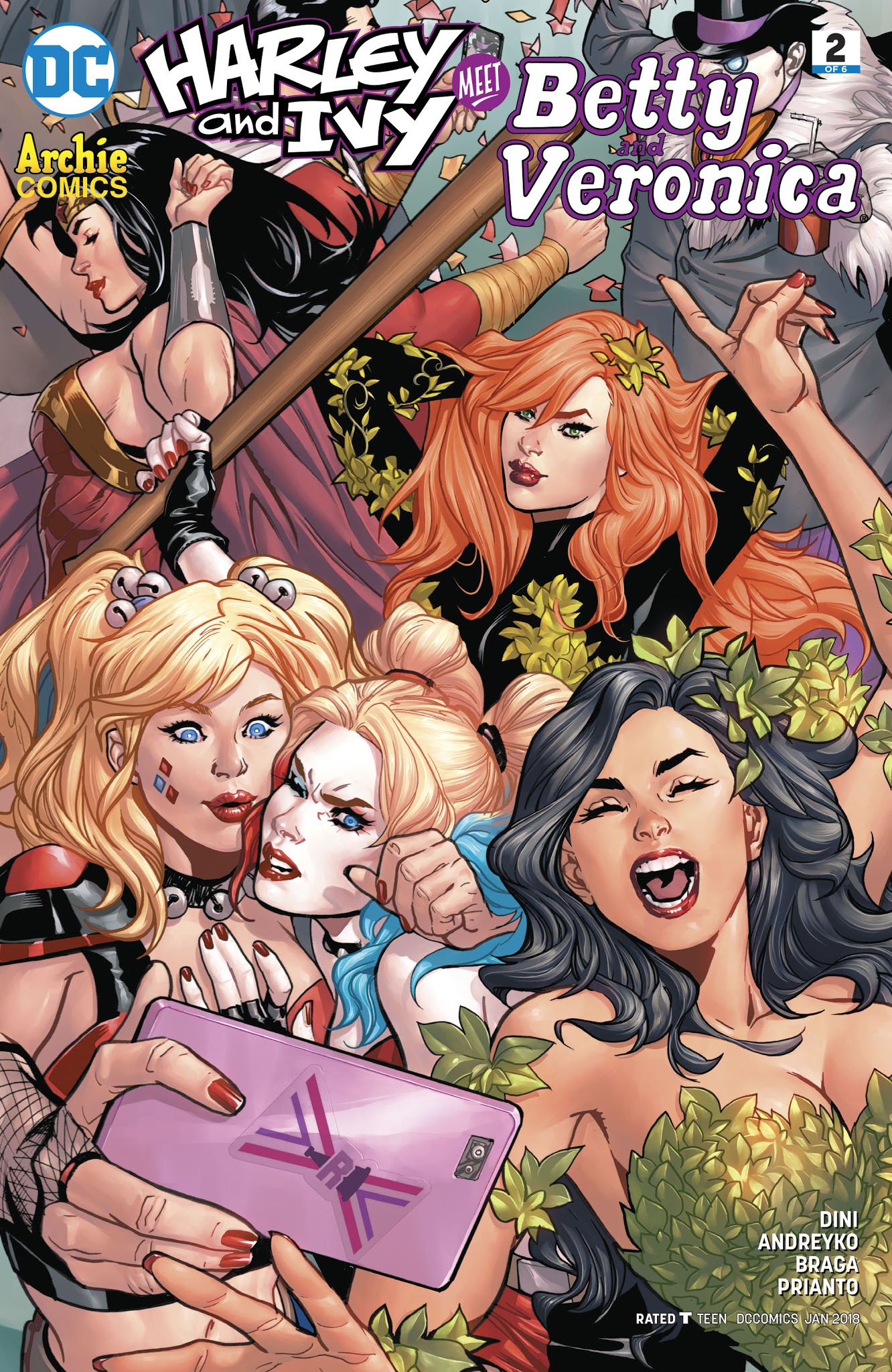 Read online Harley & Ivy Meet Betty & Veronica comic -  Issue #2 - 1