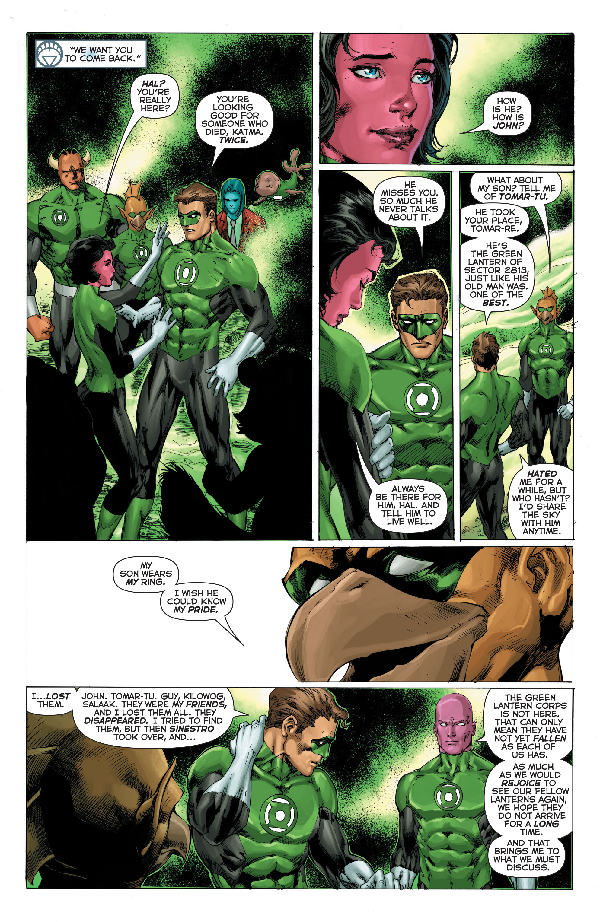Read online Hal Jordan And The Green Lantern Corps comic -  Issue #10 - 14