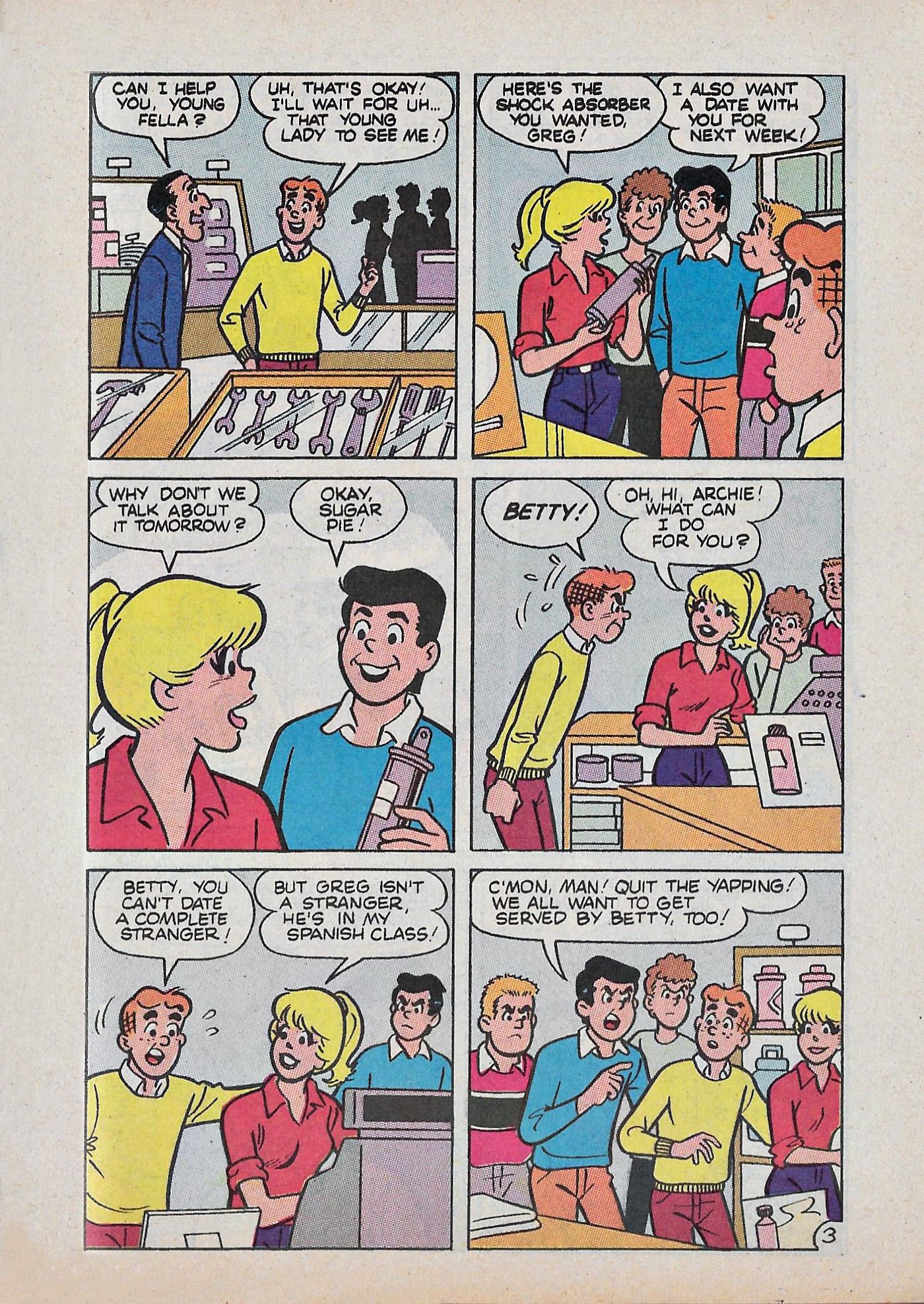 Read online Betty and Veronica Digest Magazine comic -  Issue #56 - 75