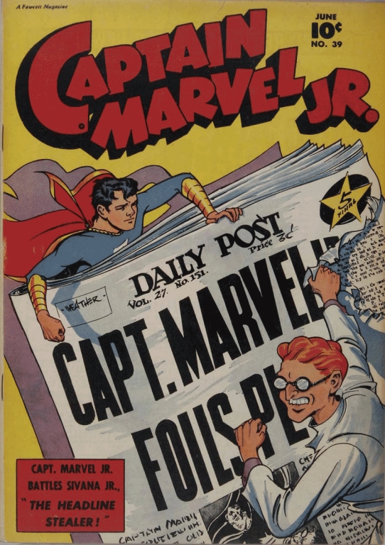 Read online Captain Marvel, Jr. comic -  Issue #39 - 1