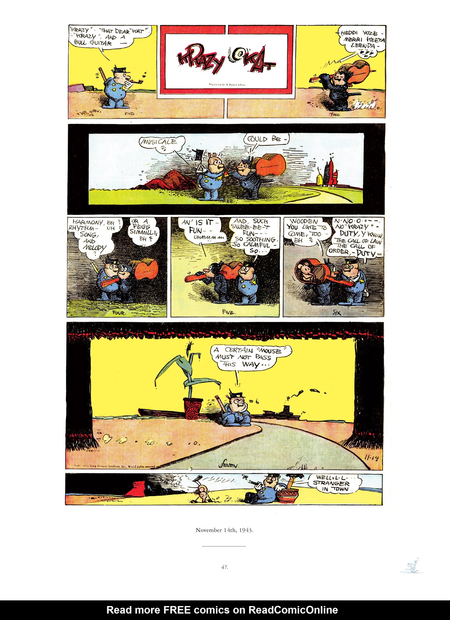 Read online Krazy & Ignatz comic -  Issue # TPB 13 - 73