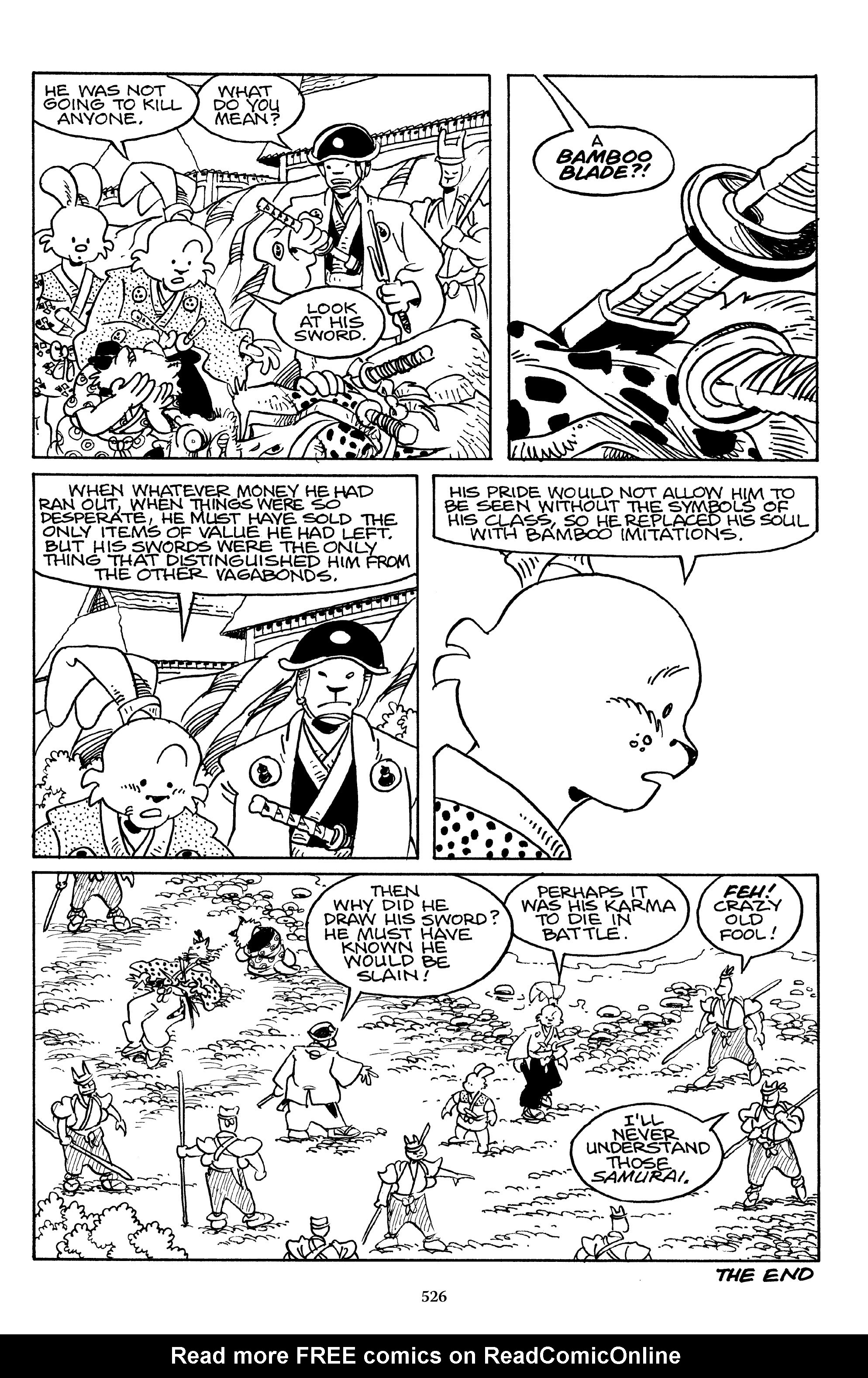 Read online The Usagi Yojimbo Saga comic -  Issue # TPB 4 - 522