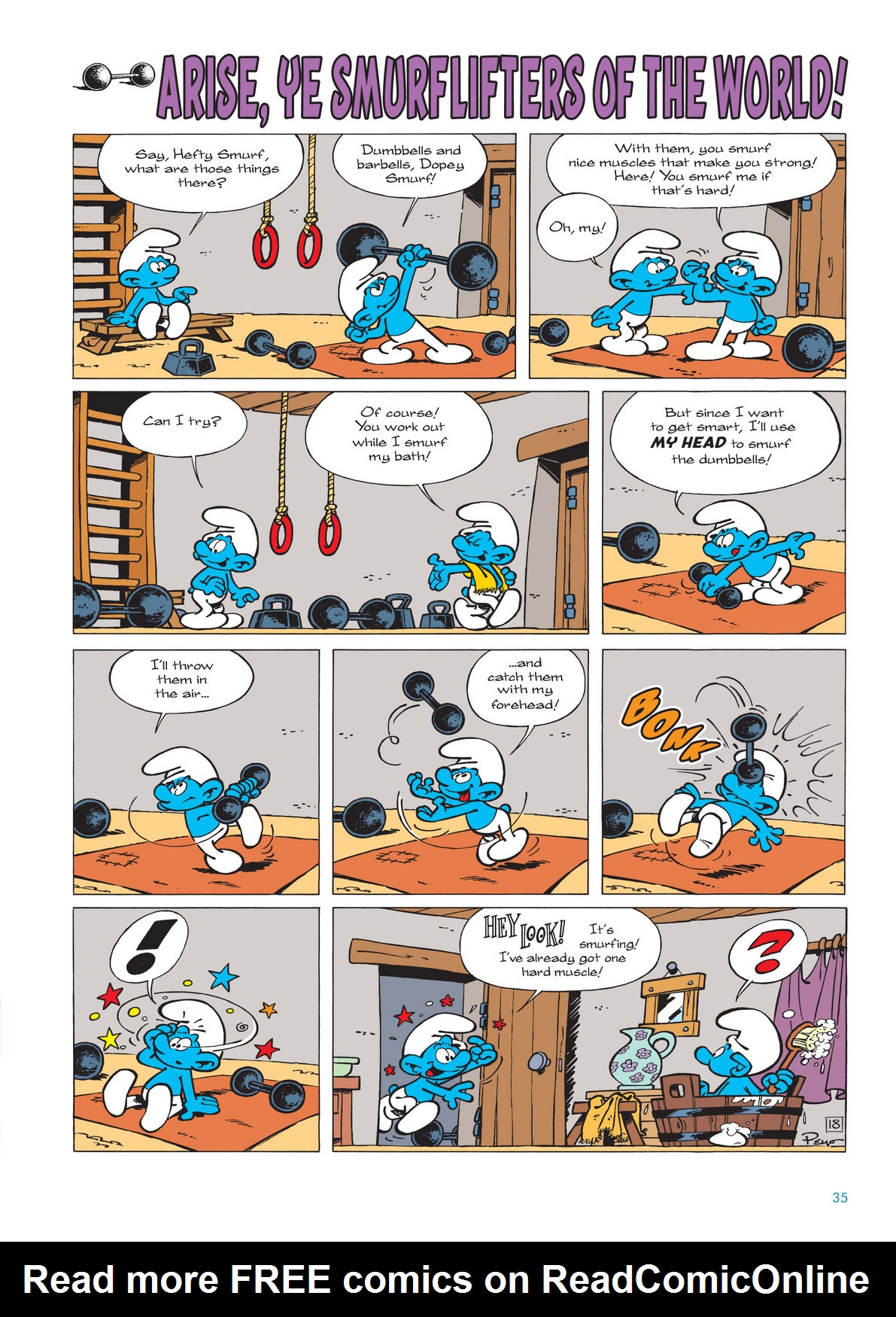 Read online The Smurfs comic -  Issue #11 - 35