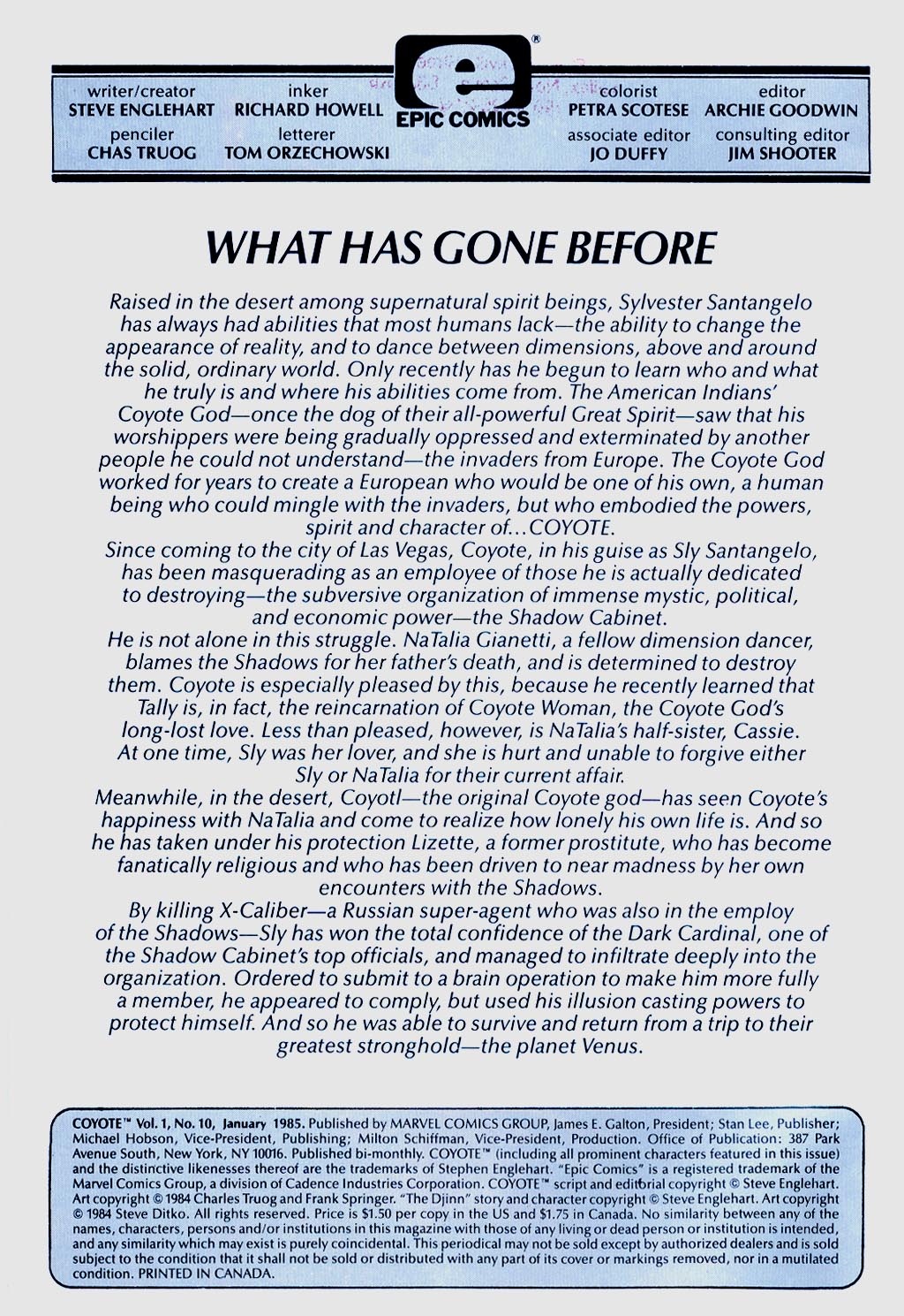 Read online Coyote comic -  Issue #10 - 2