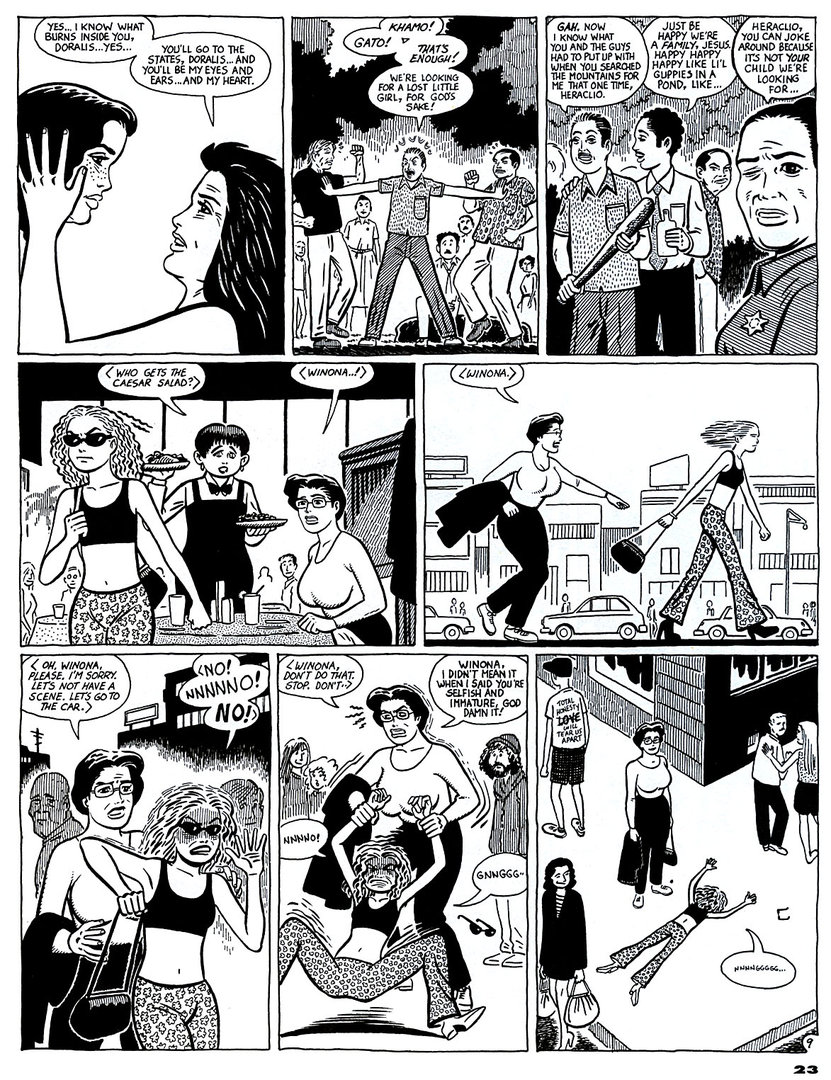 Read online Love and Rockets (1982) comic -  Issue #44 - 25