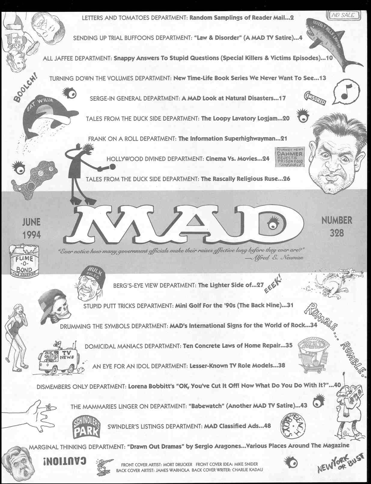 Read online MAD comic -  Issue #328 - 3
