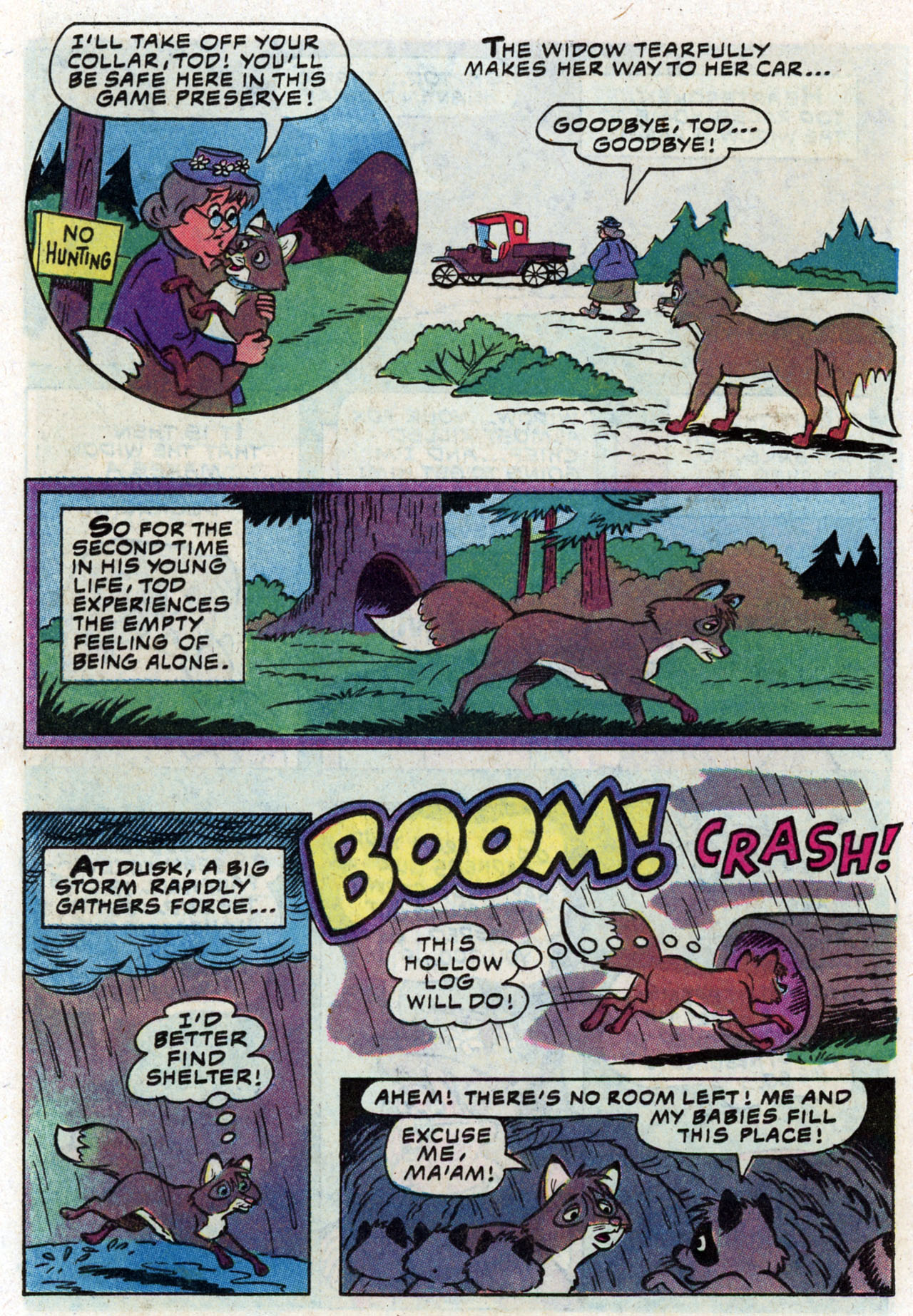 Read online Walt Disney Productions' The Fox and the Hound comic -  Issue #2 - 16