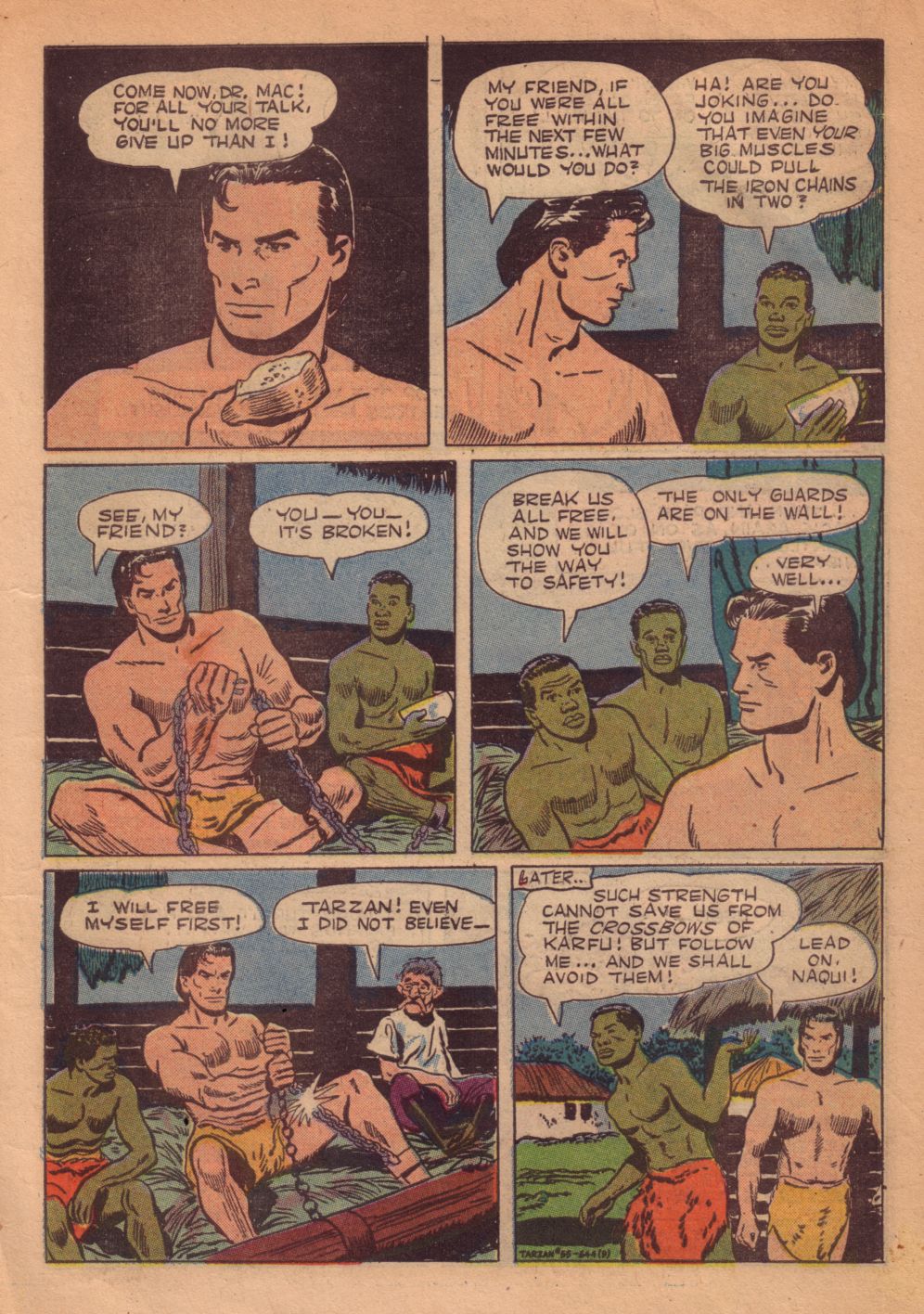 Read online Tarzan (1948) comic -  Issue #55 - 11