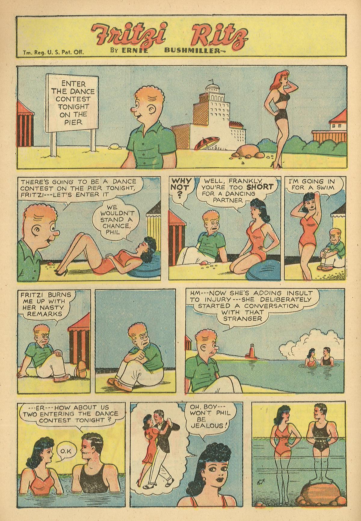 Read online Fritzi Ritz (1948) comic -  Issue #3 - 14