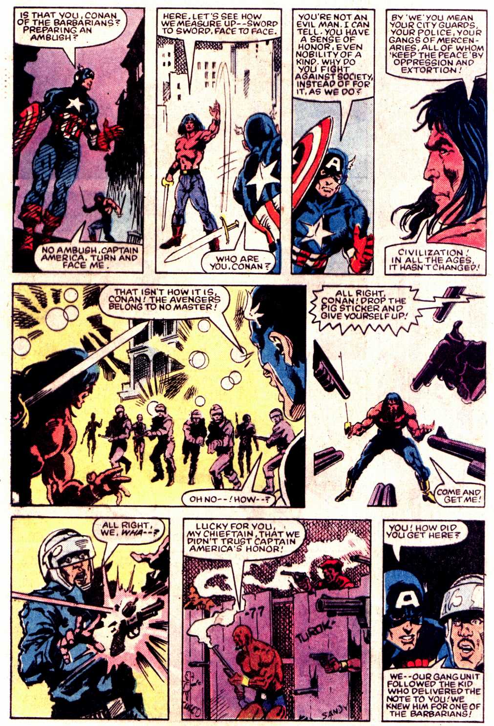 Read online What If? (1977) comic -  Issue #43 - Conan the Barbarian were stranded in the 20th century - 27