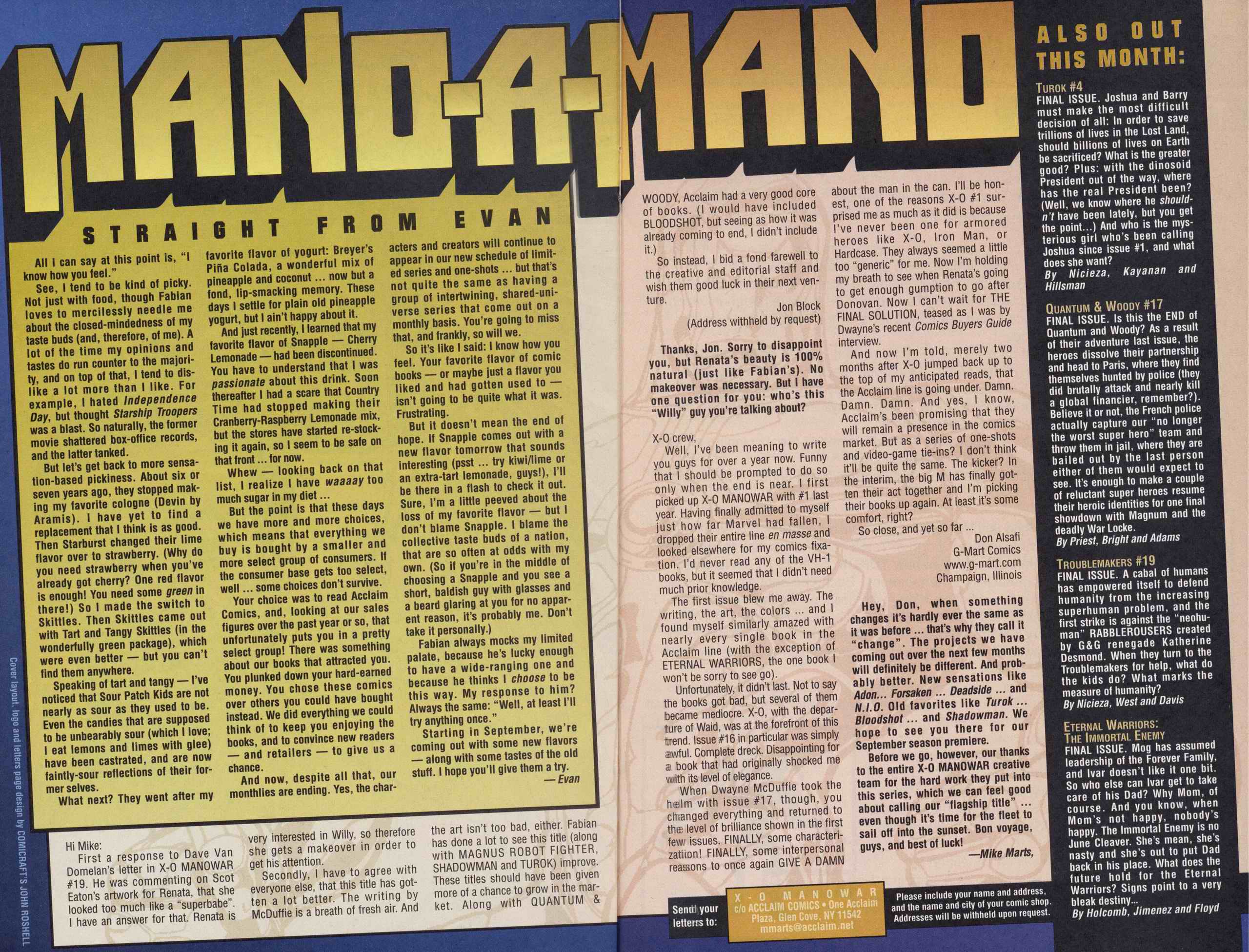 Read online X-O Manowar (1996) comic -  Issue #21 - 24