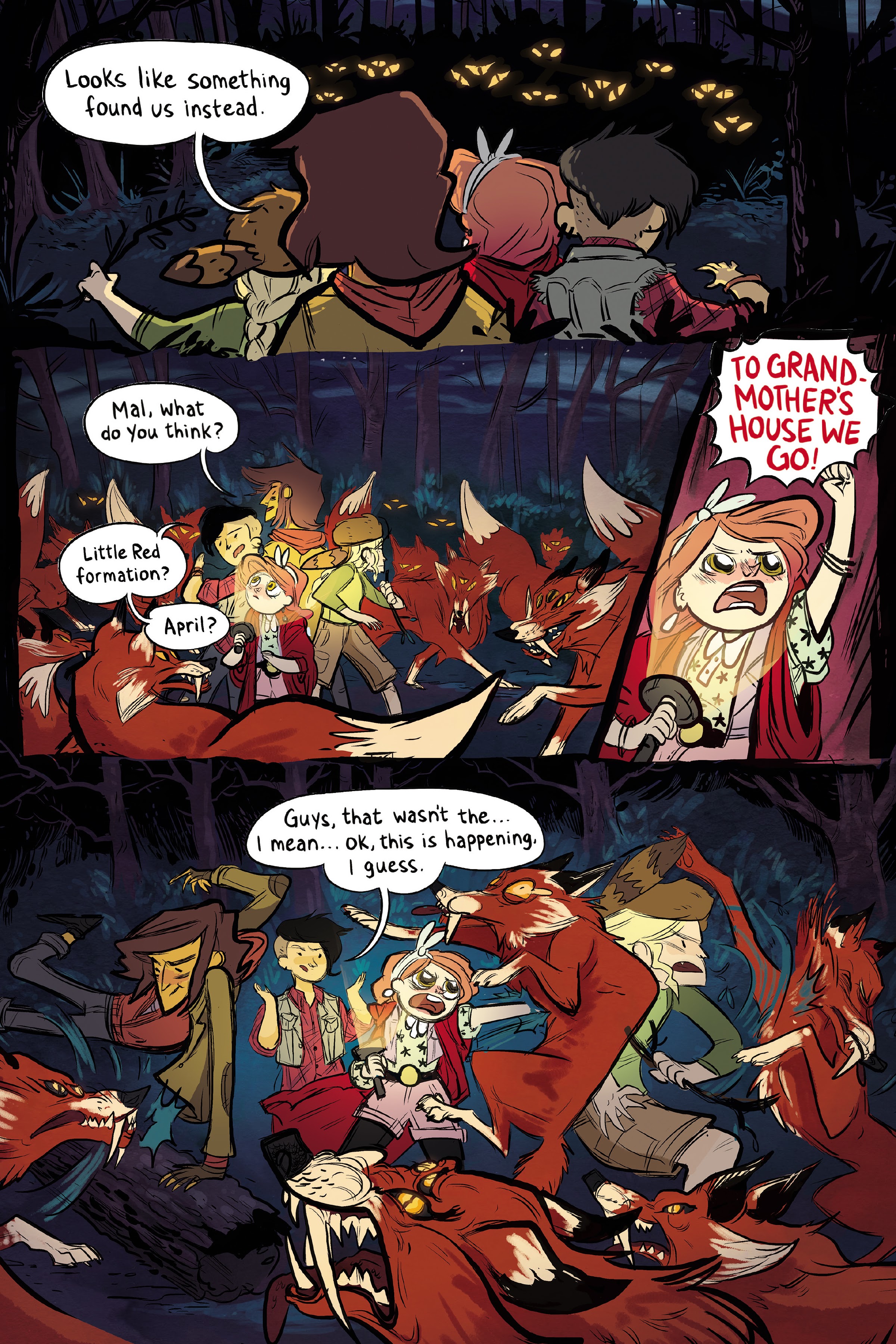 Read online Lumberjanes: The Infernal Compass comic -  Issue # TPB - 104