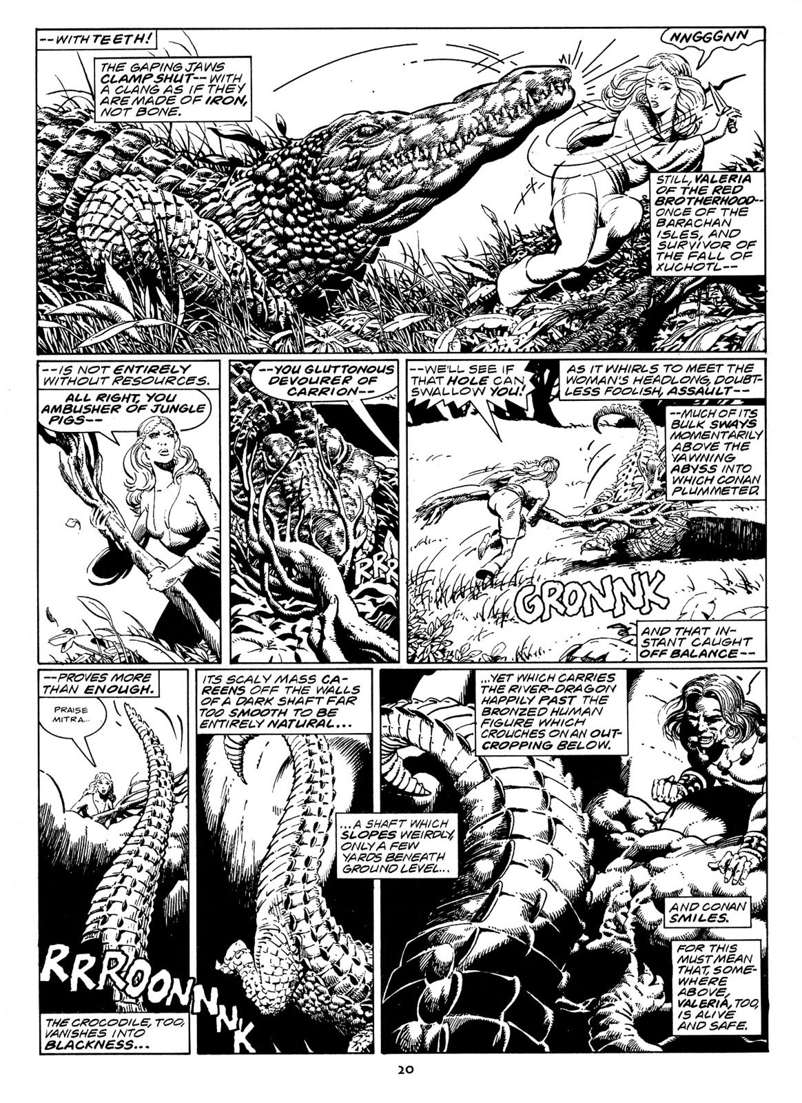 Read online The Savage Sword Of Conan comic -  Issue #211 - 22