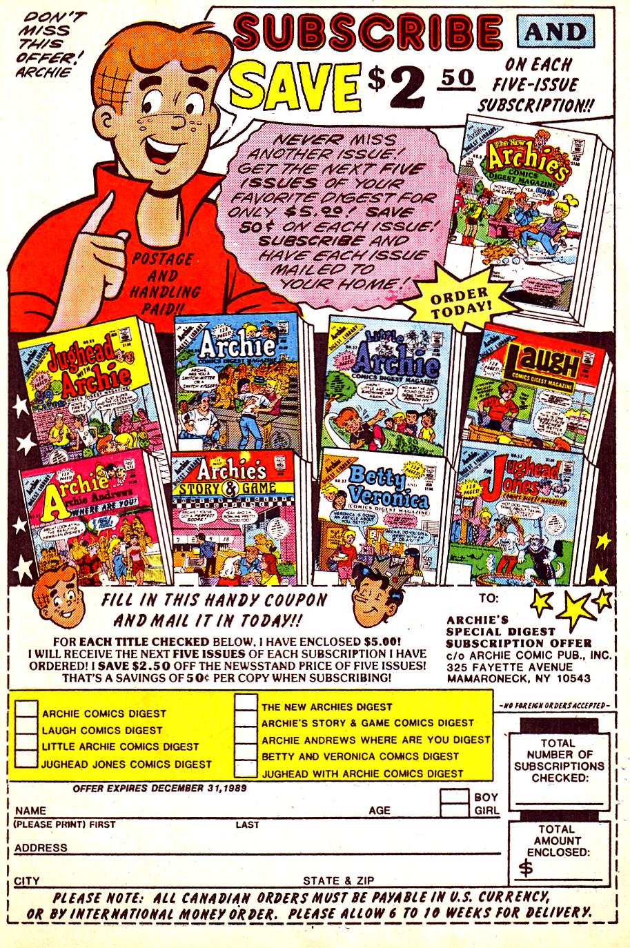 Read online Life With Archie (1958) comic -  Issue #274 - 25