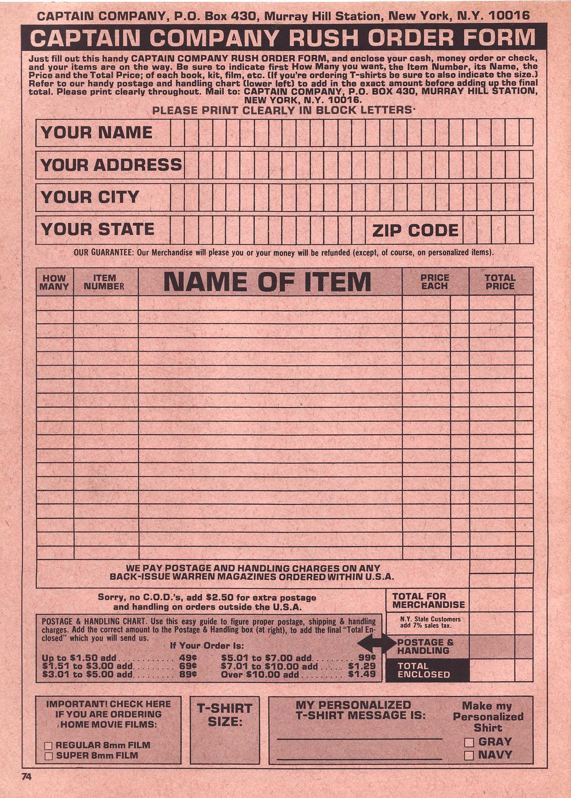 Read online Vampirella (1969) comic -  Issue #33 - 74