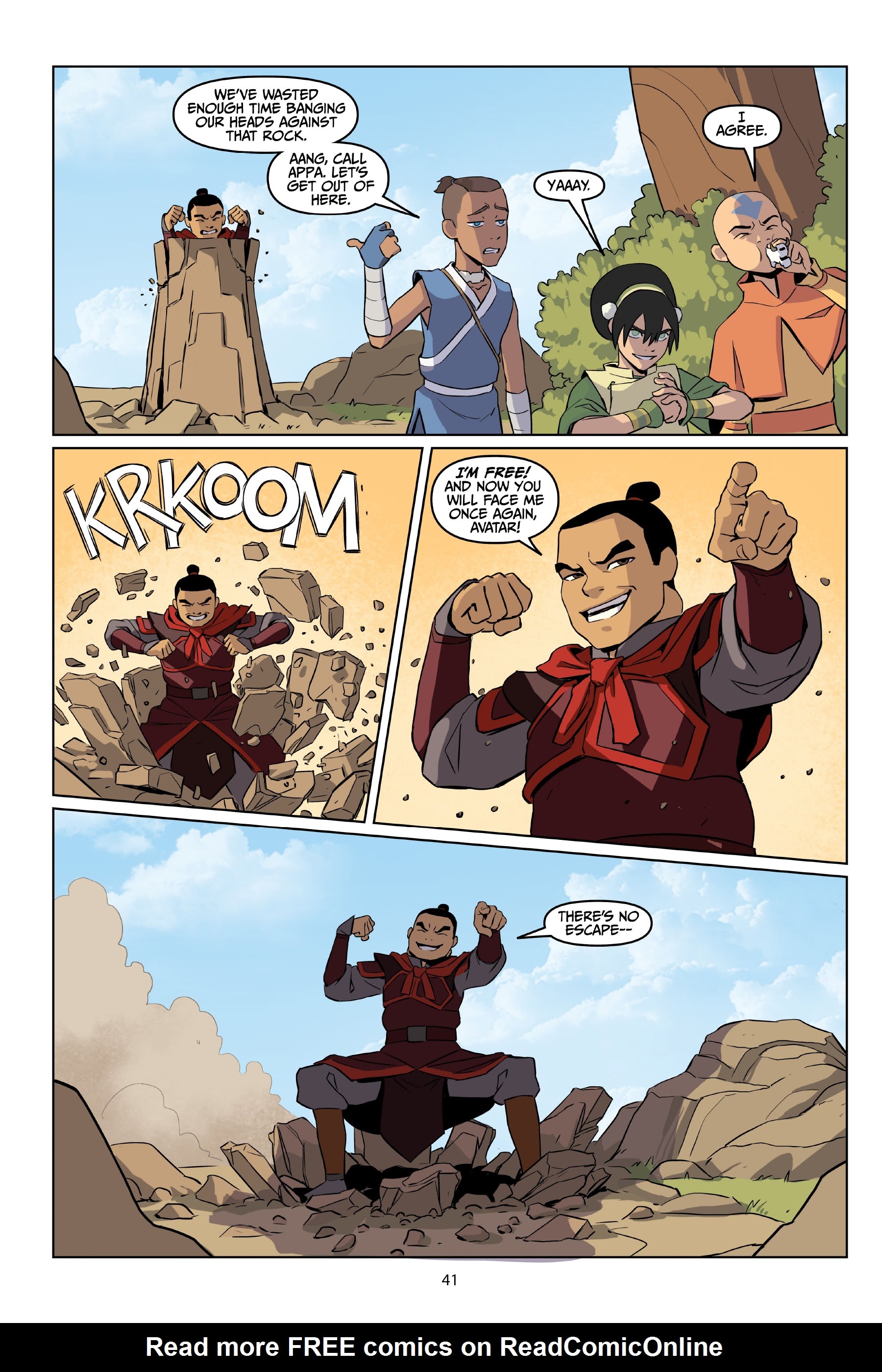 Read online Avatar: The Last Airbender—Katara and the Pirate's Silver comic -  Issue # TPB - 42