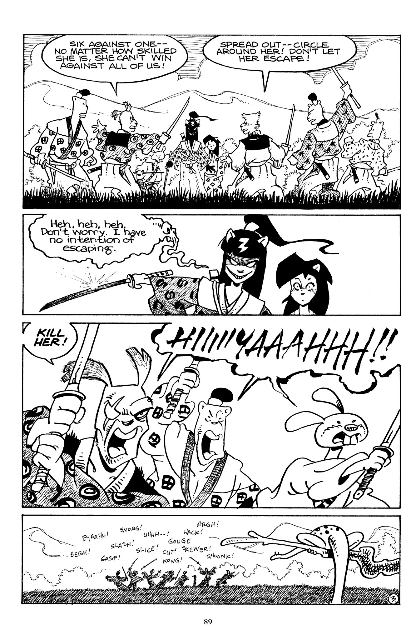Read online The Usagi Yojimbo Saga comic -  Issue # TPB 6 - 88