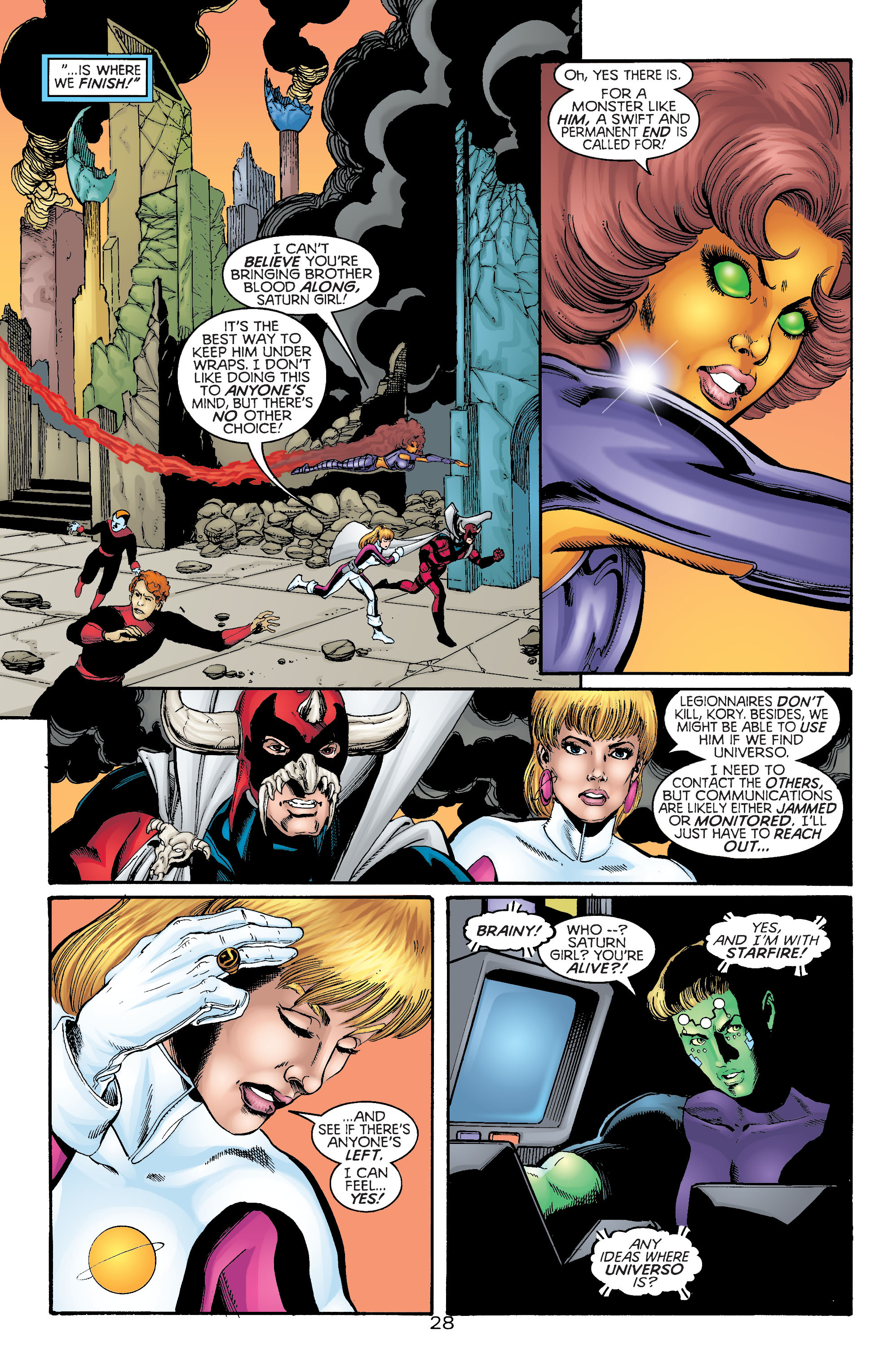 Read online Titans/Legion of Super-Heroes: Universe Ablaze comic -  Issue #4 - 30