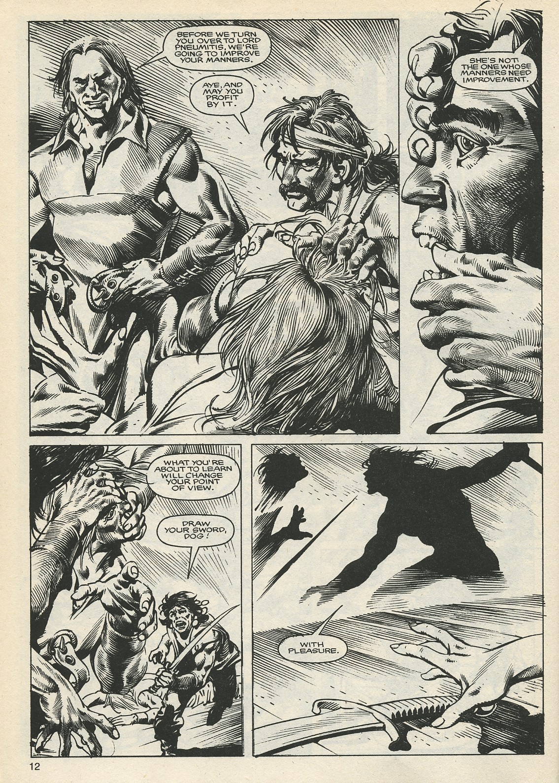 Read online The Savage Sword Of Conan comic -  Issue #127 - 12
