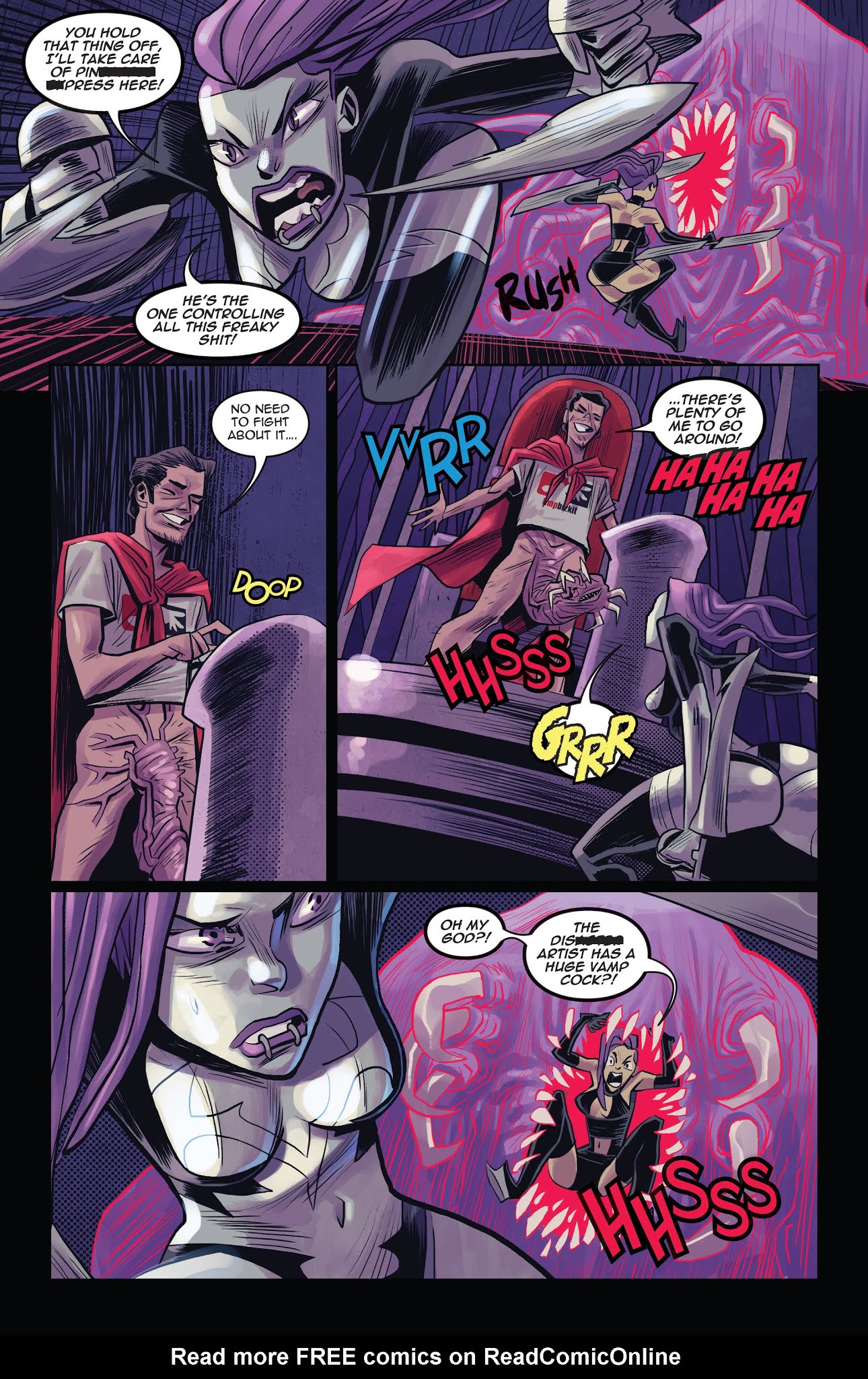 Read online Vampblade Season 3 comic -  Issue #4 - 10