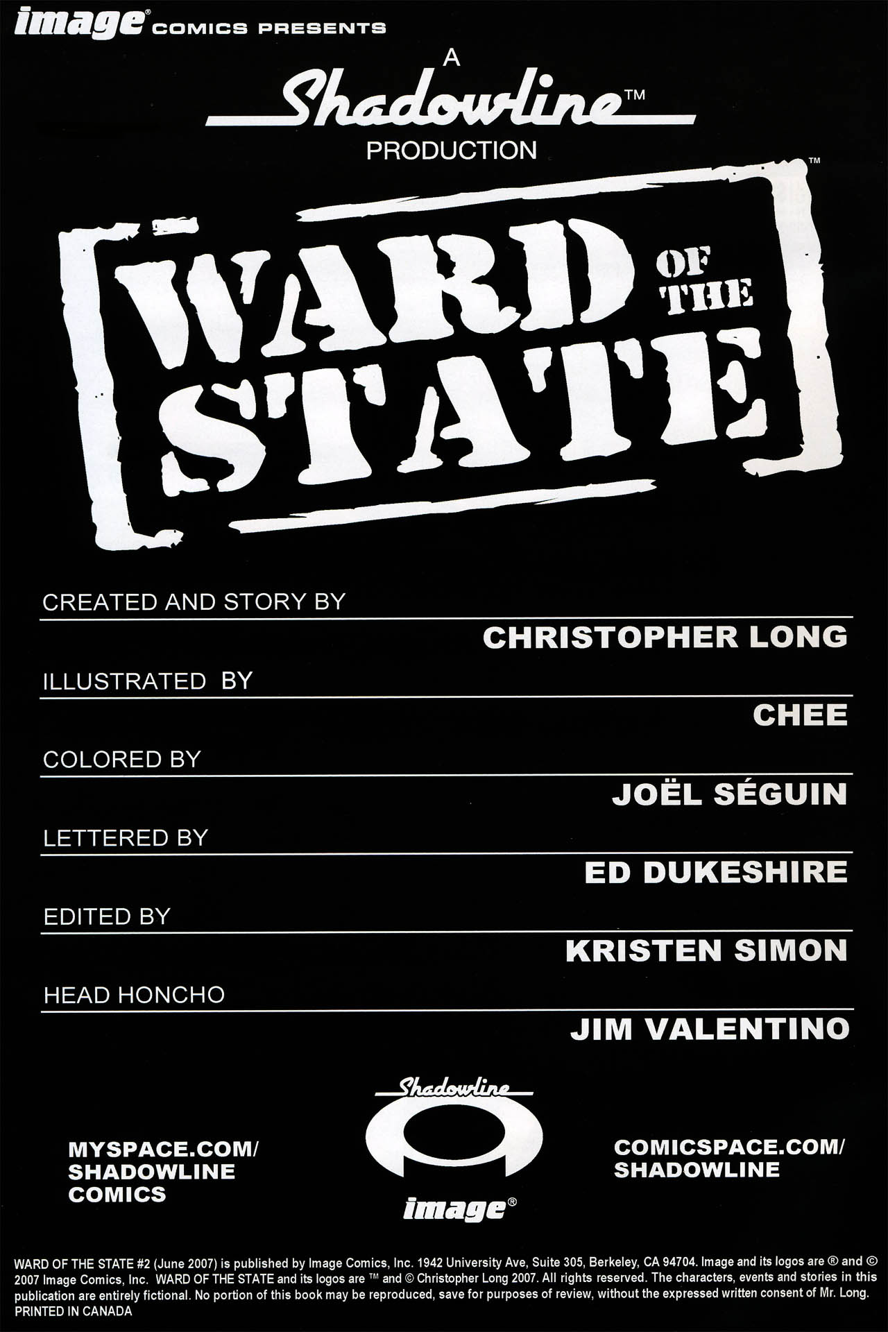 Read online Ward Of The State comic -  Issue #2 - 2