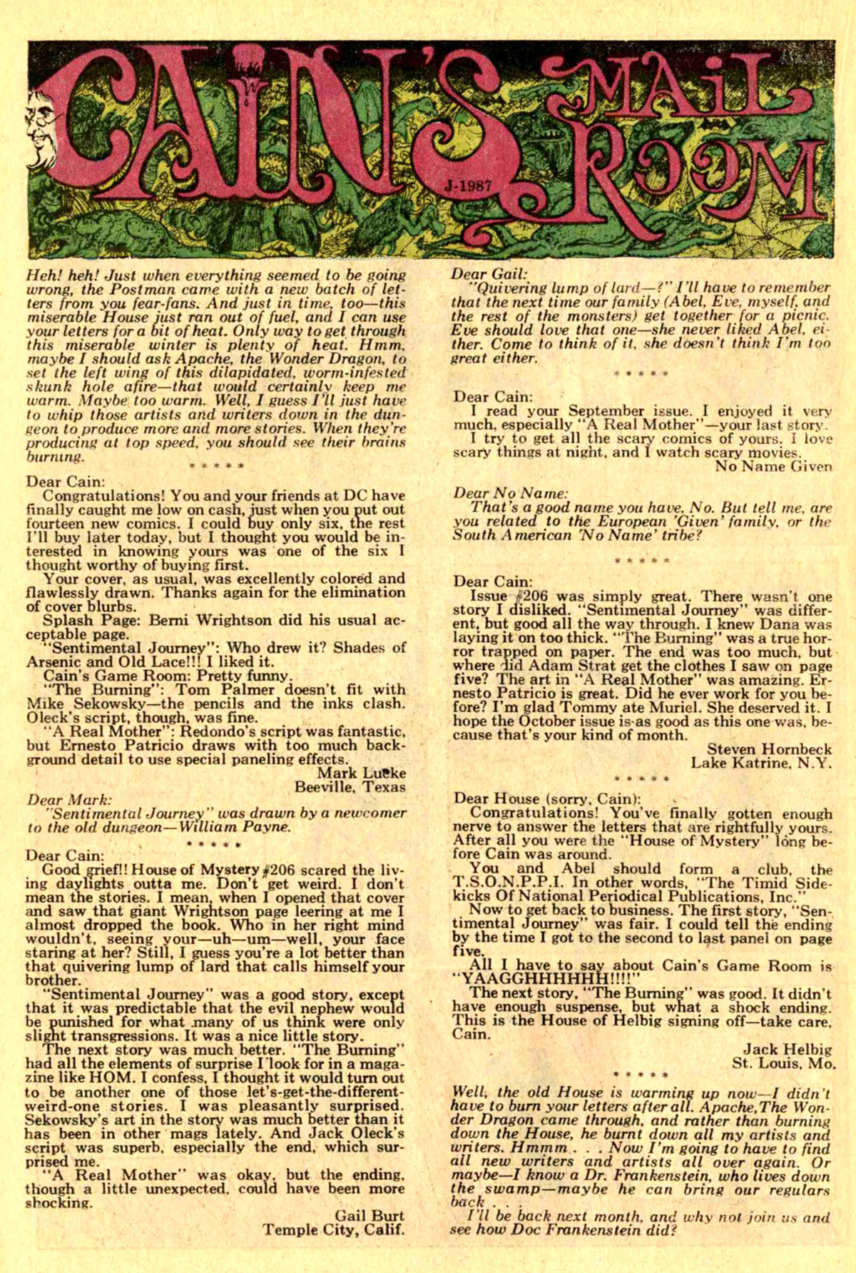 Read online House of Mystery (1951) comic -  Issue #211 - 22