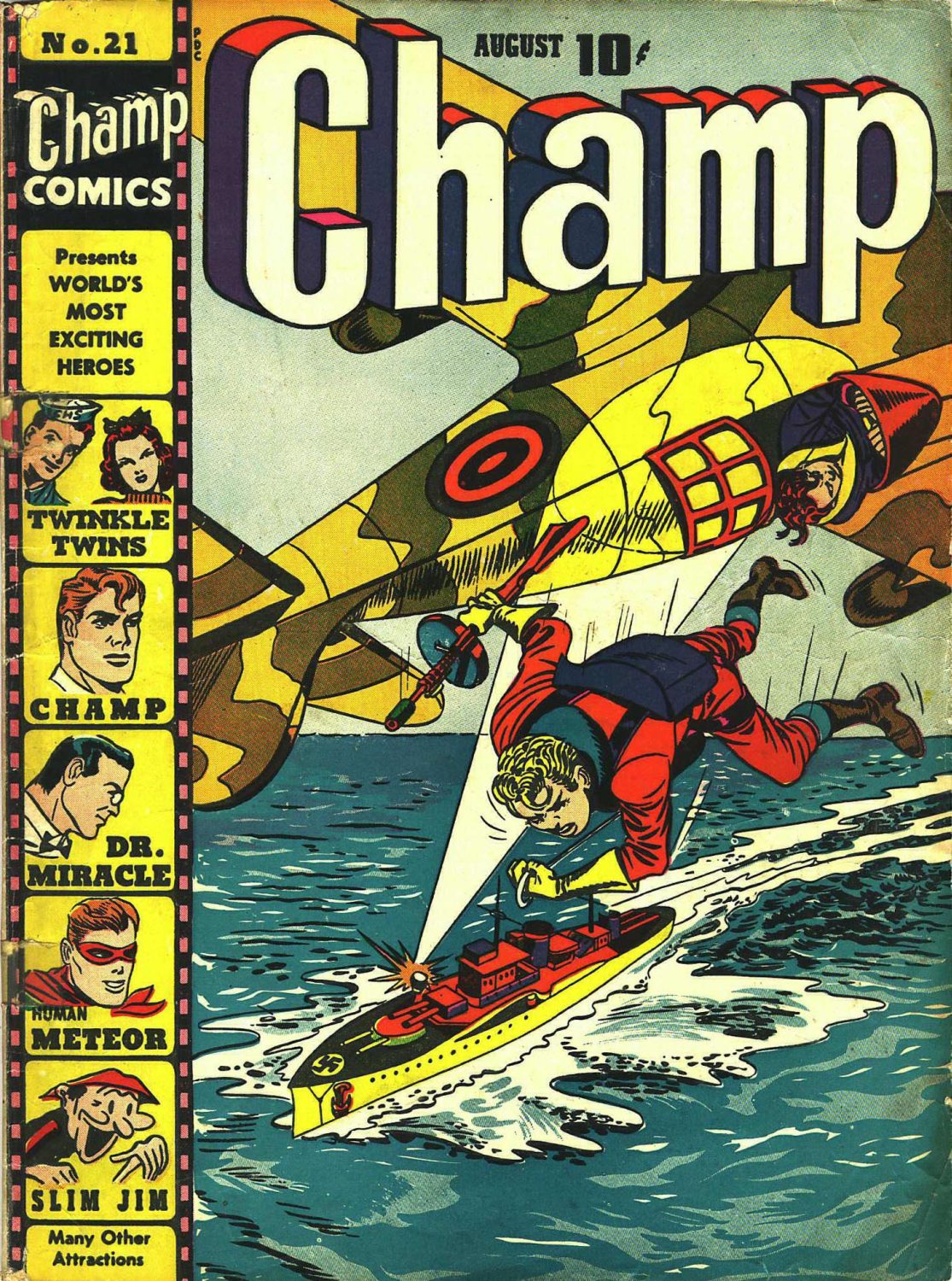 Read online Champ Comics comic -  Issue #21 - 2