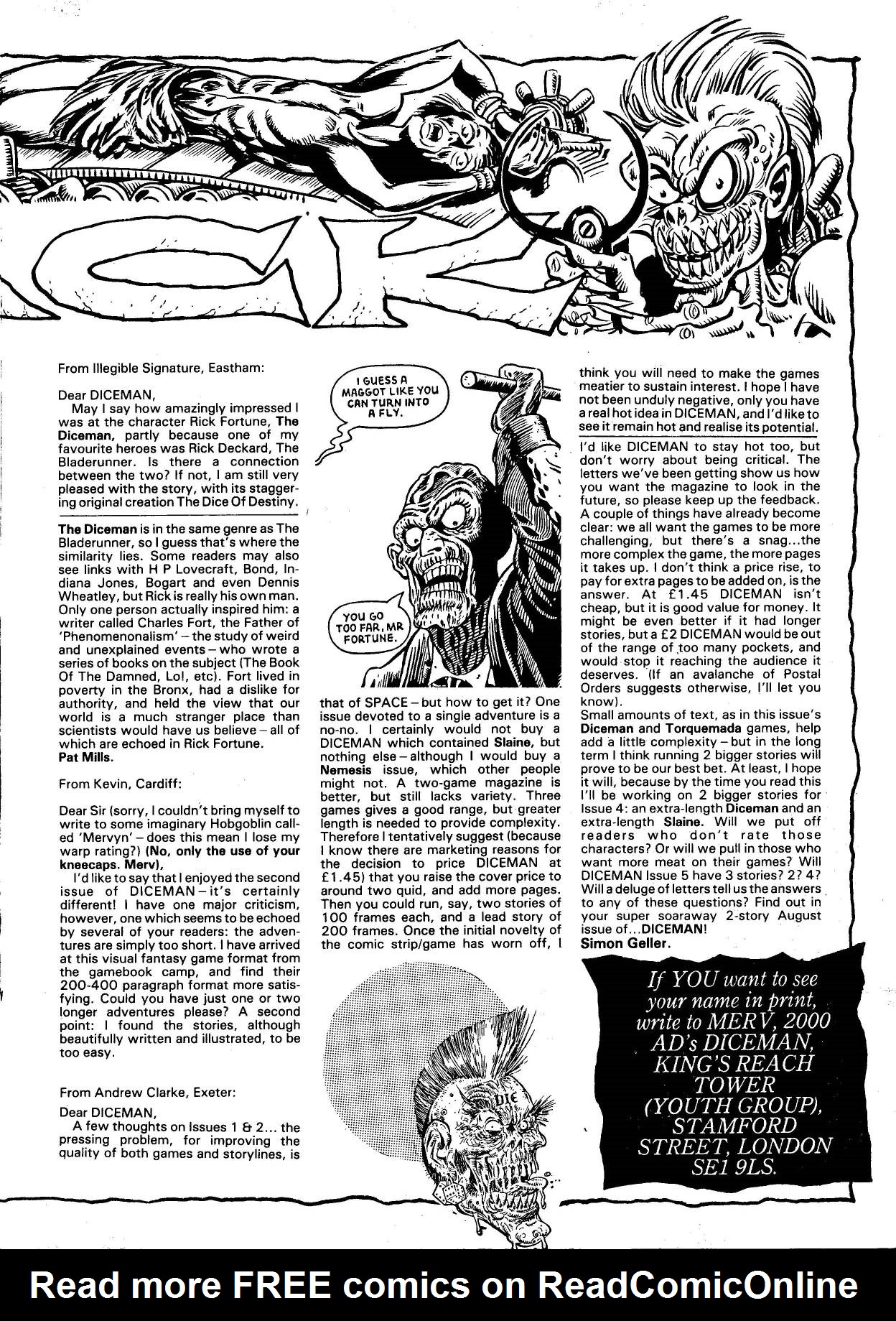 Read online Diceman comic -  Issue #3 - 45