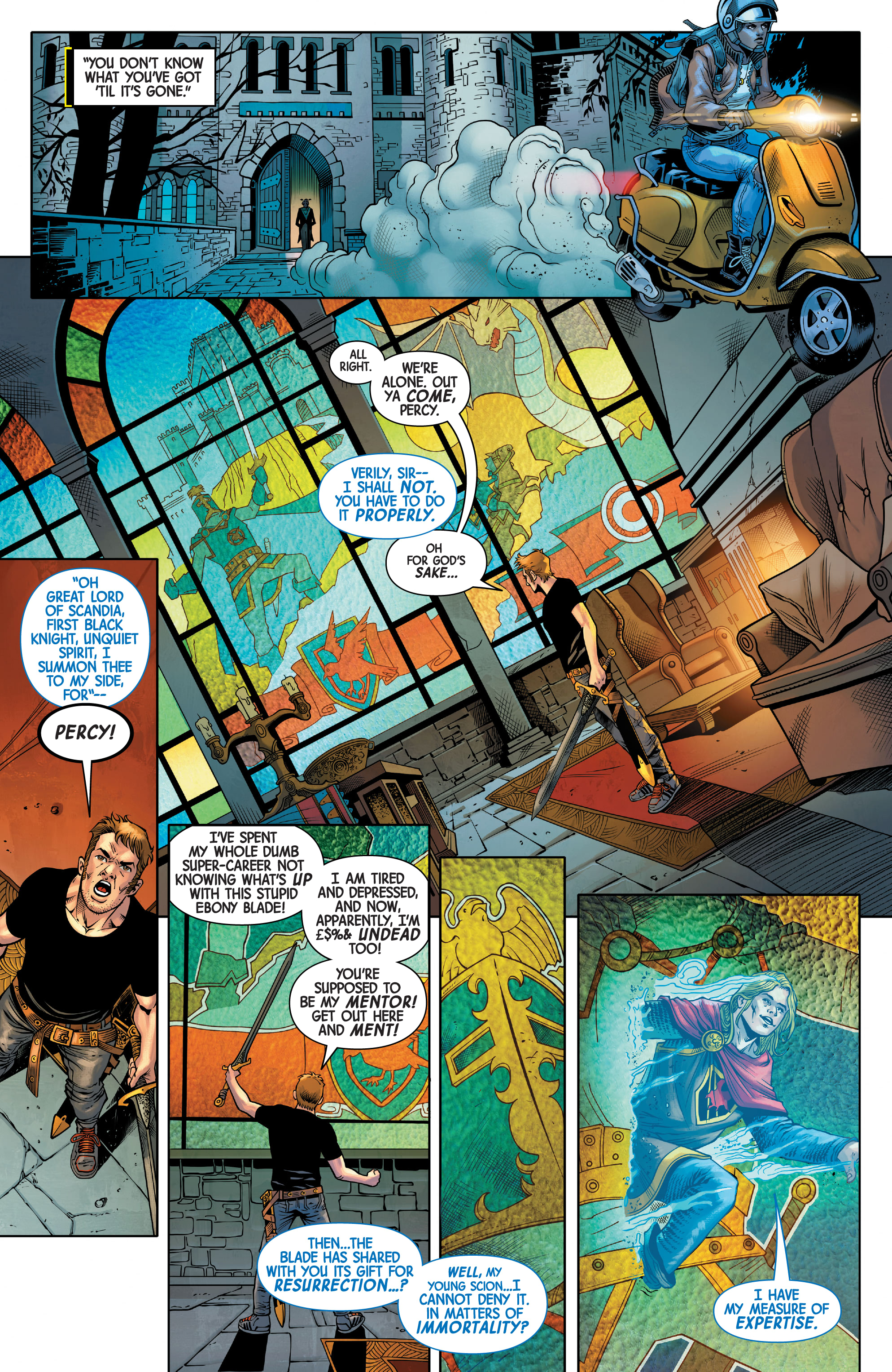 Read online Black Knight: Curse Of The Ebony Blade comic -  Issue #2 - 8