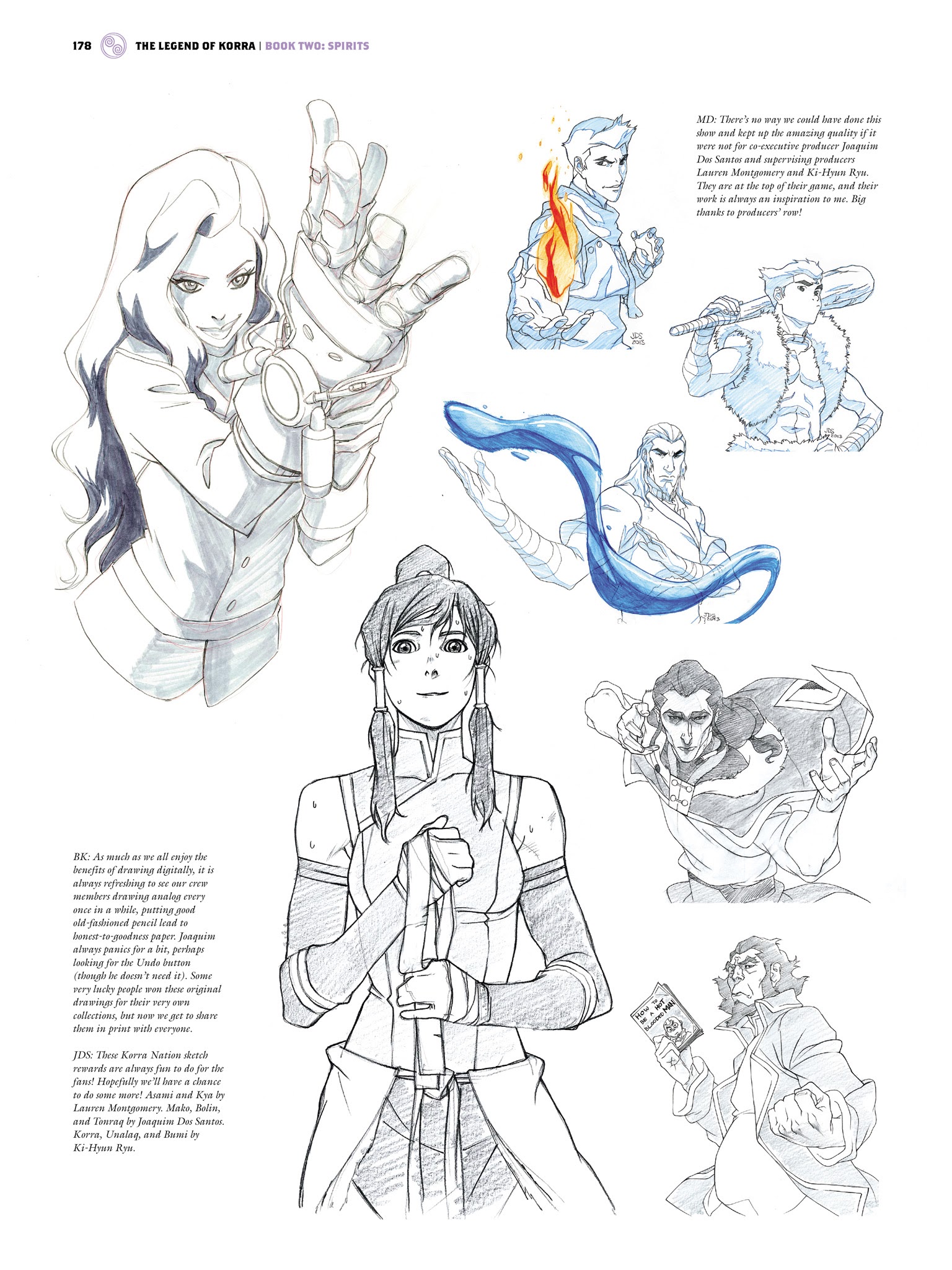 Read online The Legend of Korra: The Art of the Animated Series comic -  Issue # TPB 2 - 163