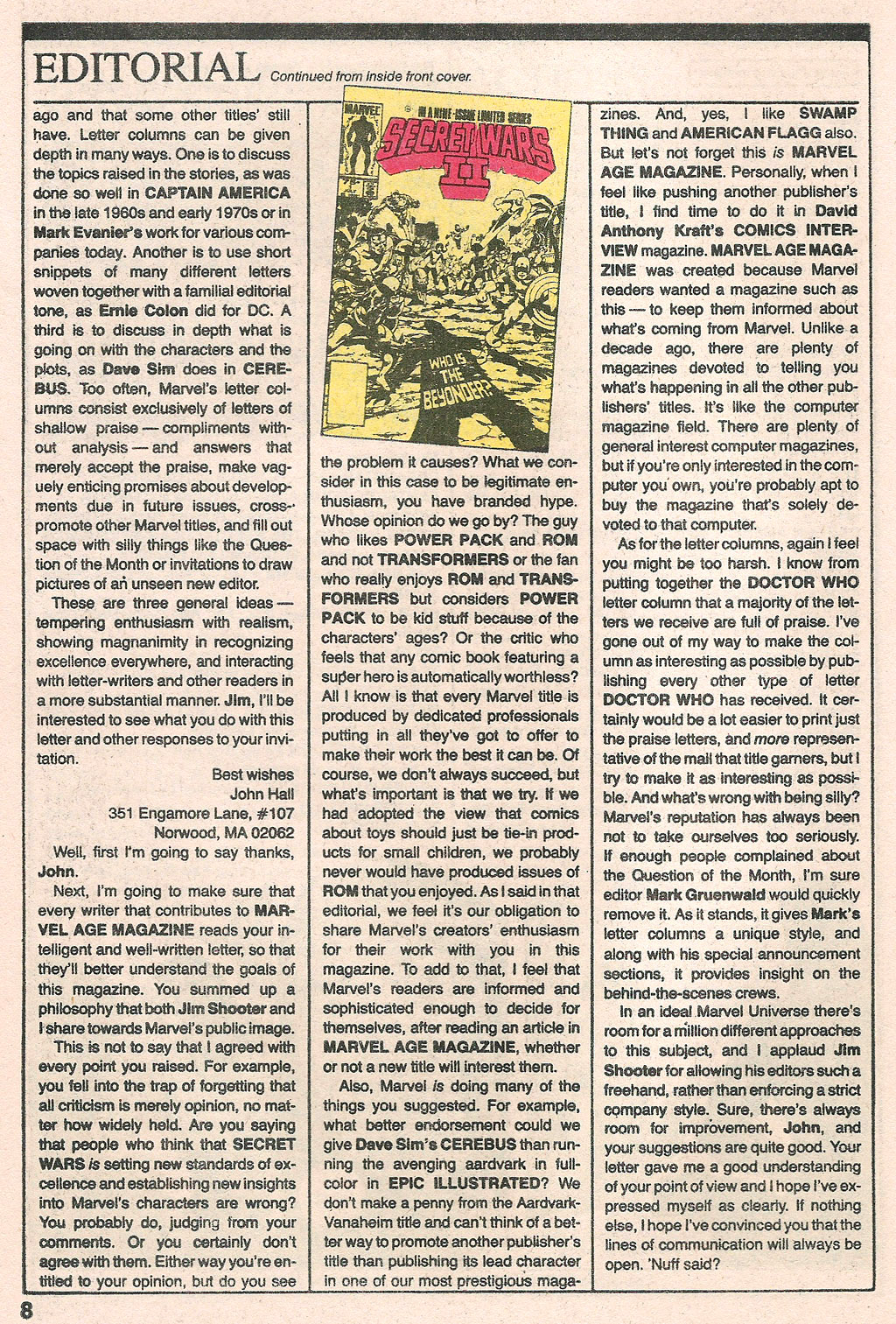 Read online Marvel Age comic -  Issue #26 - 10