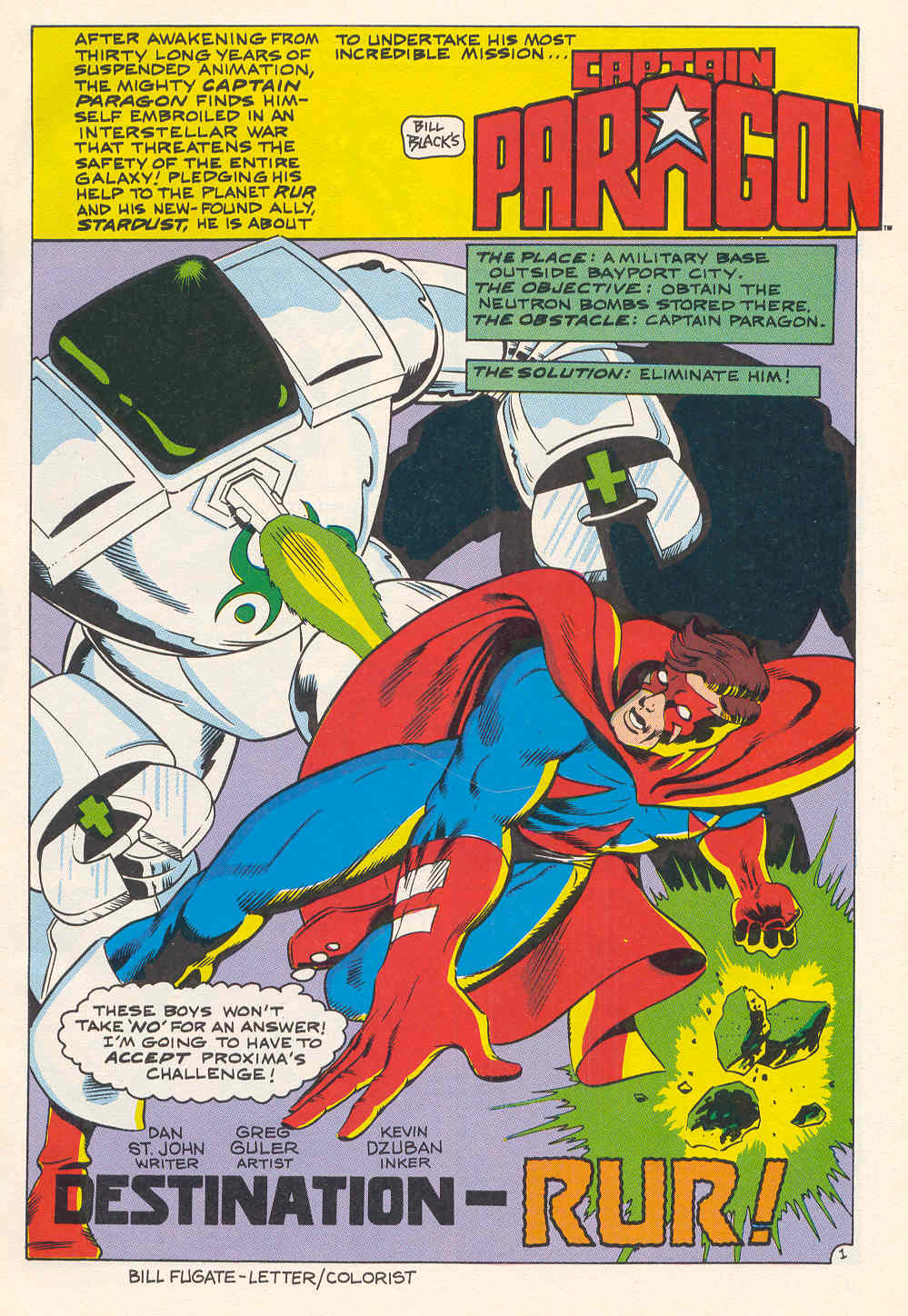 Read online Captain Paragon (1983) comic -  Issue #2 - 3