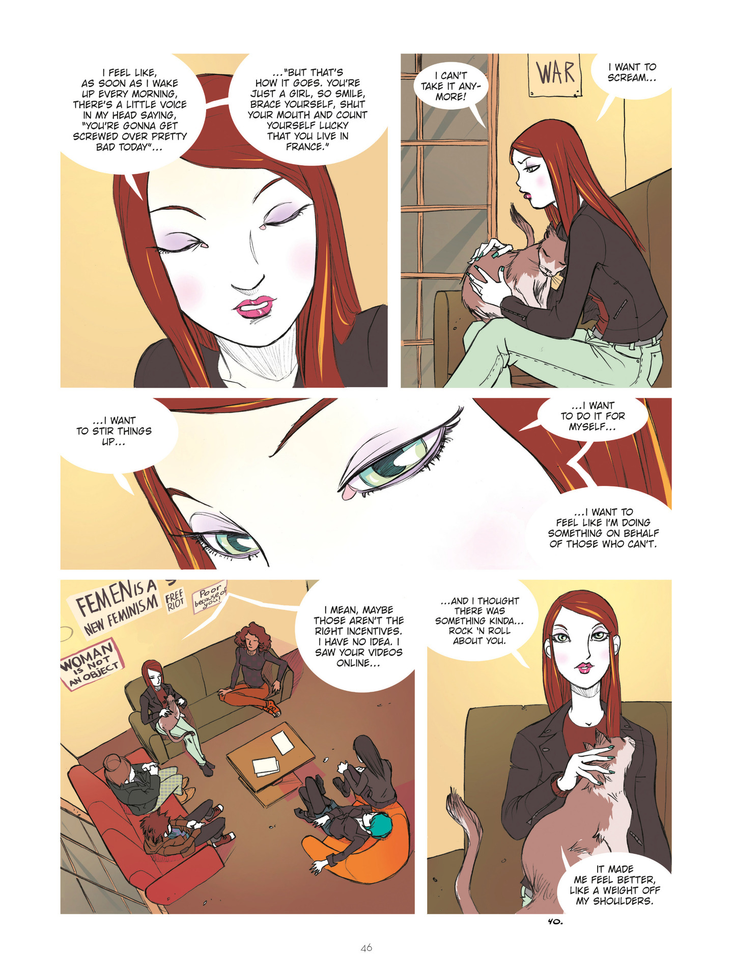 Read online Diary of A Femen comic -  Issue # TPB - 48