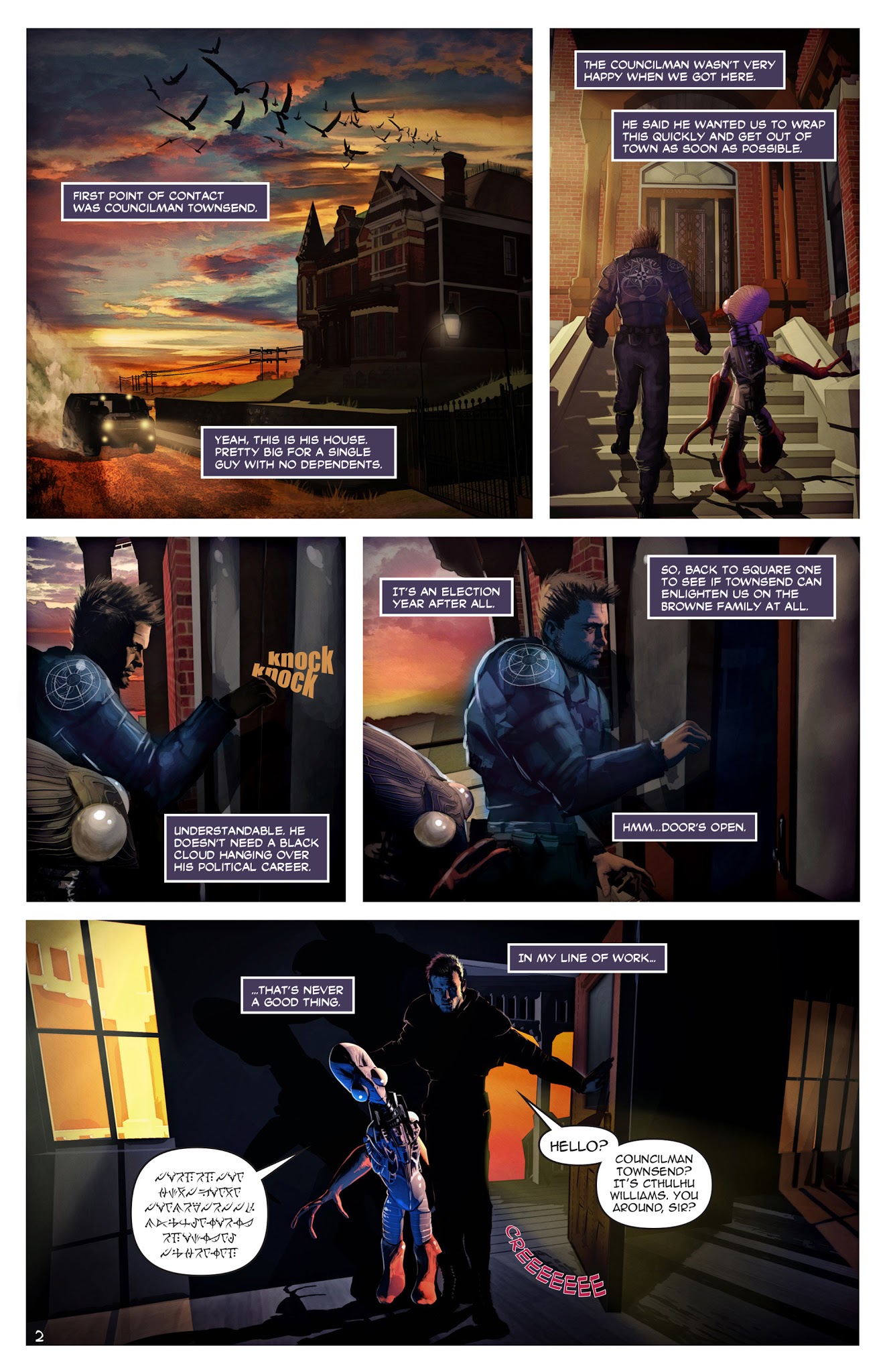 Read online Cthulhu Williams comic -  Issue # Full - 4