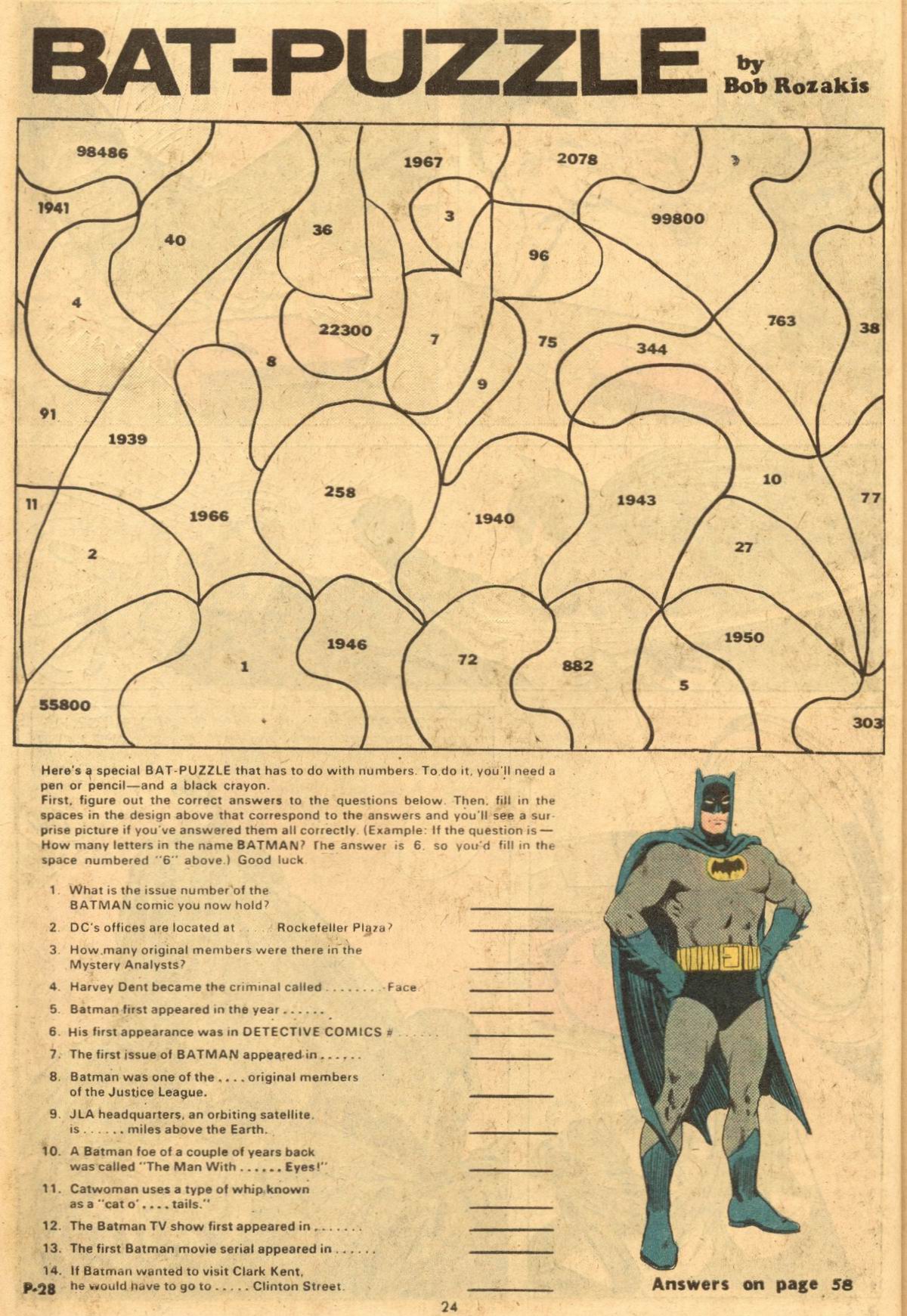 Read online Batman (1940) comic -  Issue #258 - 24