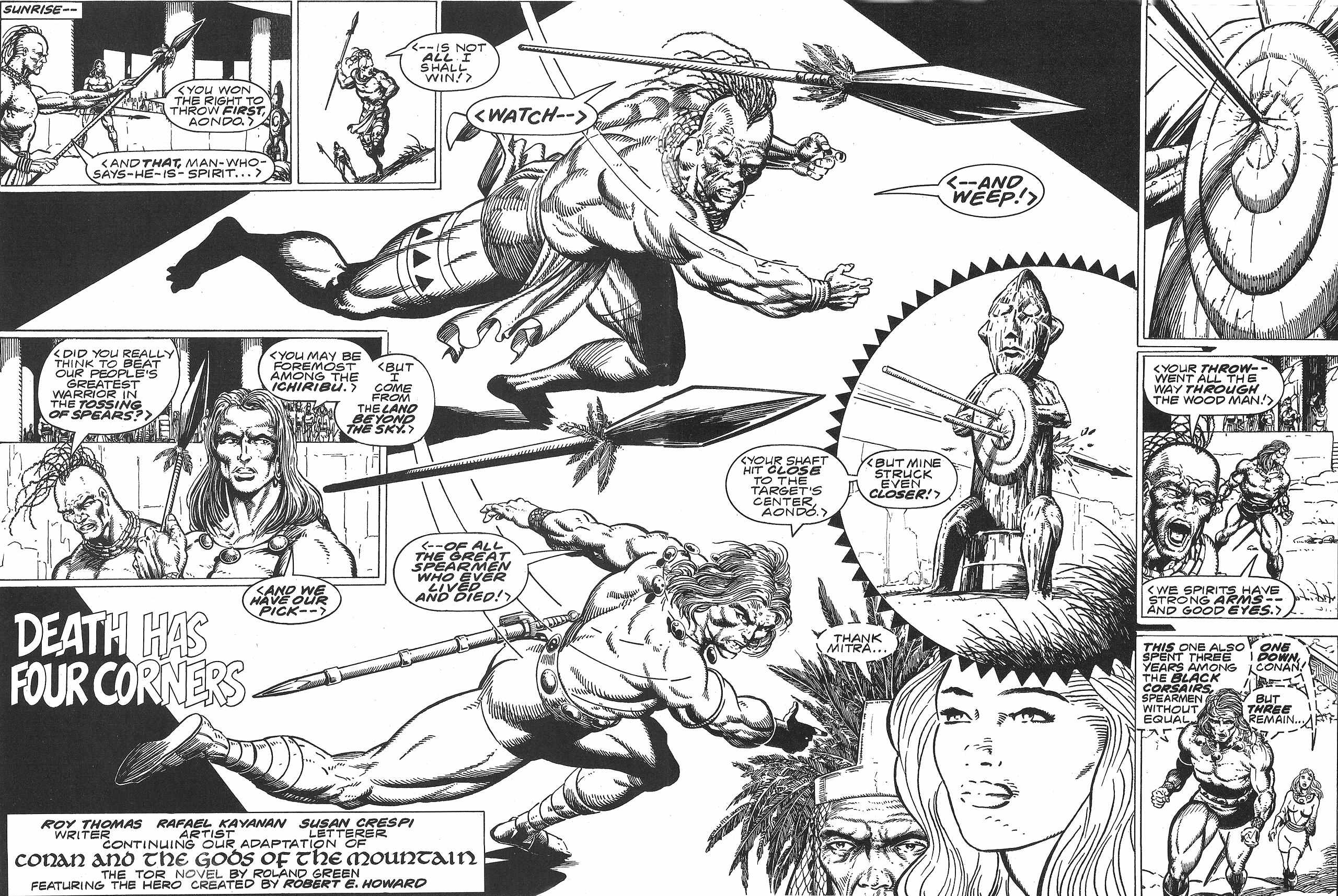 Read online The Savage Sword Of Conan comic -  Issue #213 - 4