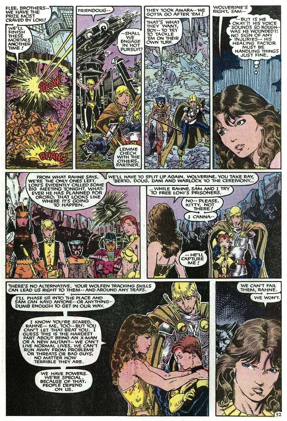 Read online X-Men Annual comic -  Issue #9 - 34