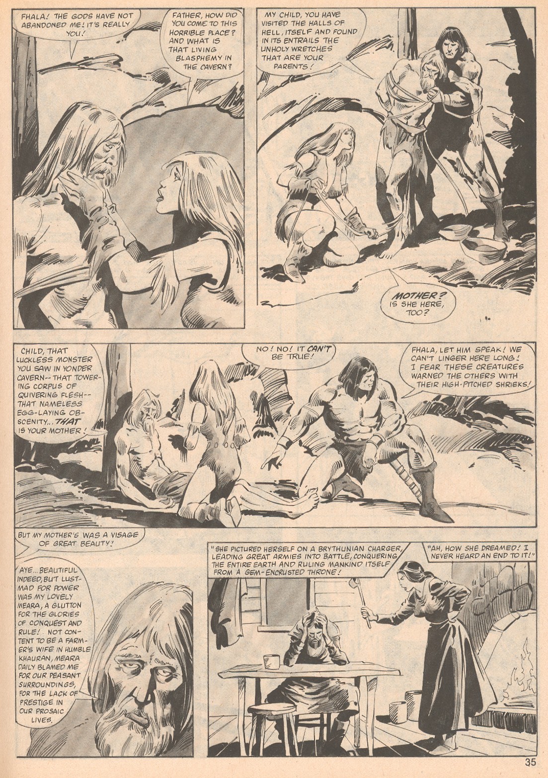 Read online The Savage Sword Of Conan comic -  Issue #70 - 35