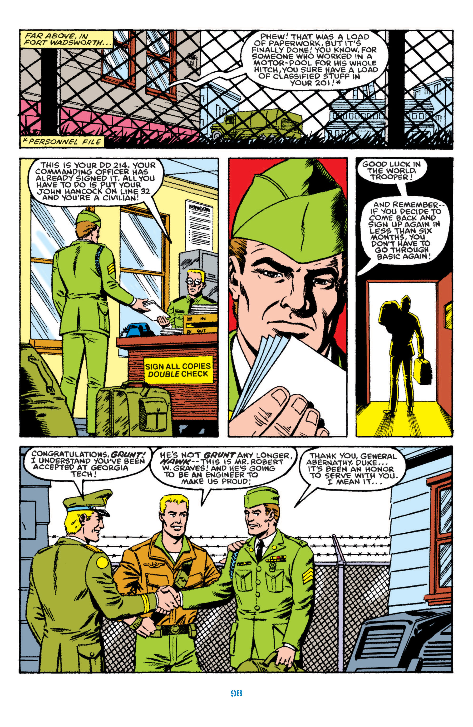 Read online Classic G.I. Joe comic -  Issue # TPB 6 (Part 1) - 99