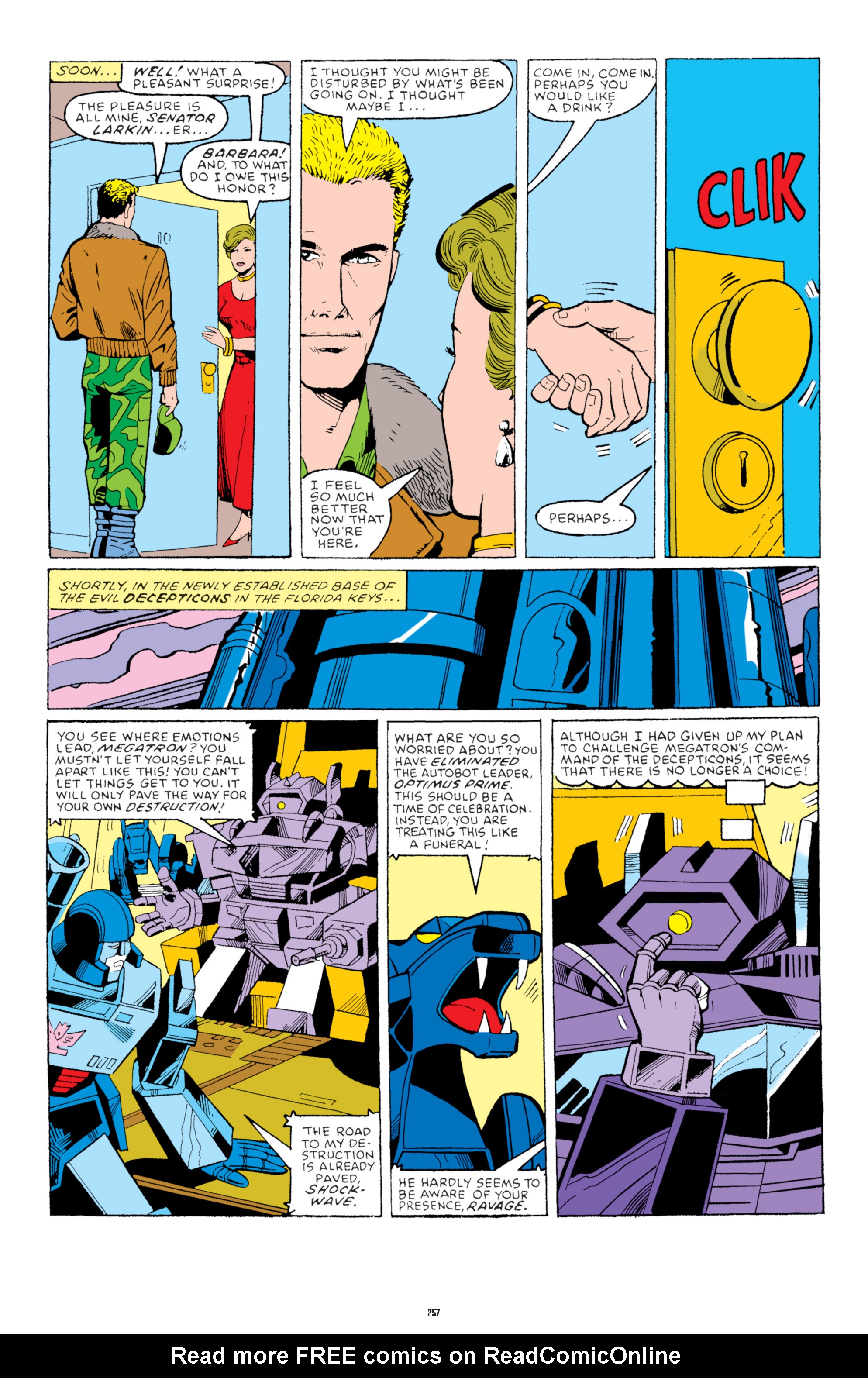 Read online The Transformers Classics comic -  Issue # TPB 8 - 254