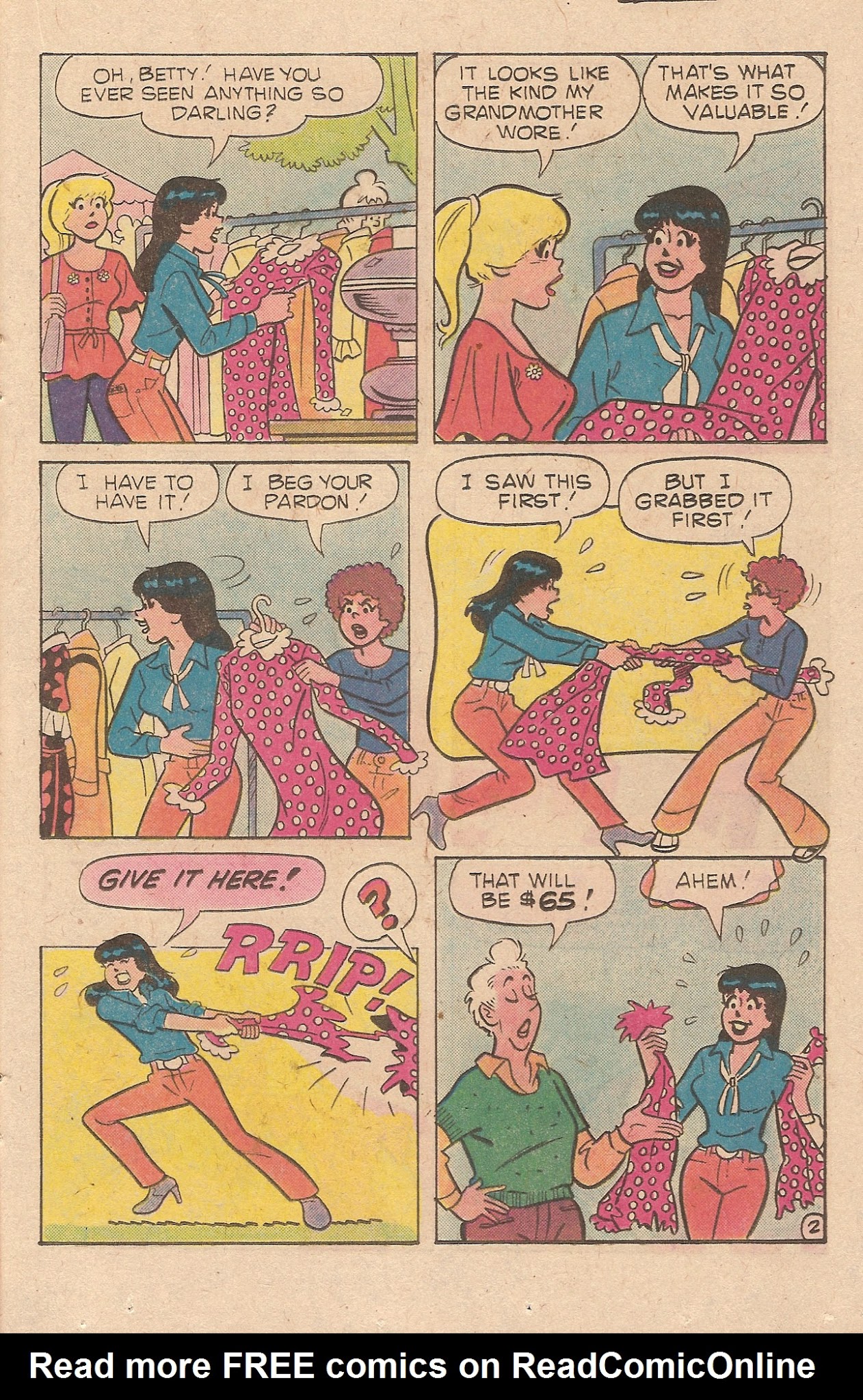 Read online Archie's Girls Betty and Veronica comic -  Issue #296 - 21