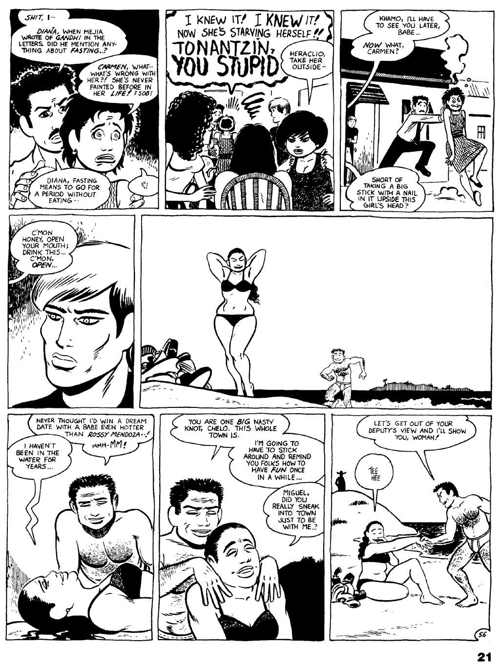 Read online Love and Rockets (1982) comic -  Issue #24 - 23